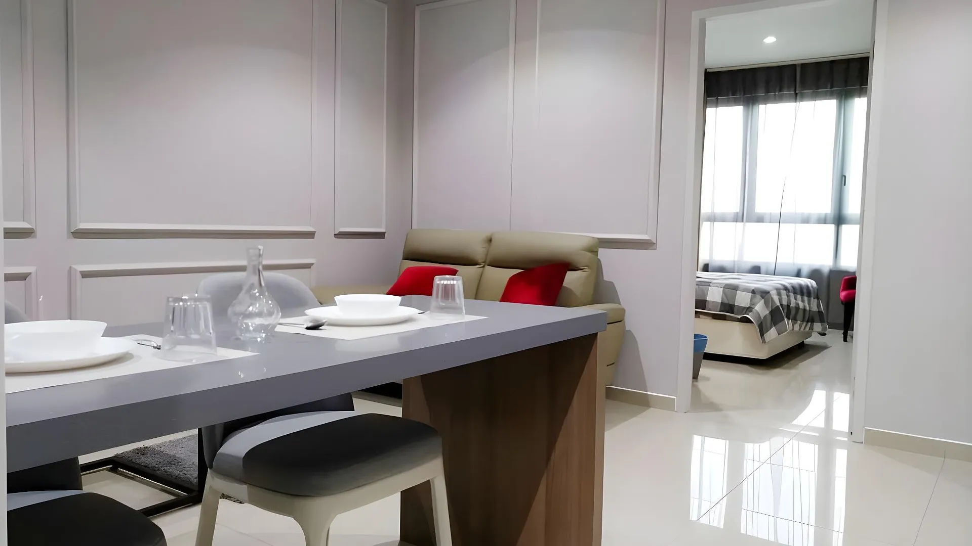 샤알람 아이 시티의 아파트먼트 (45m², 침실 1개, 프라이빗 욕실 1개) 3성급 싱글룸 객실