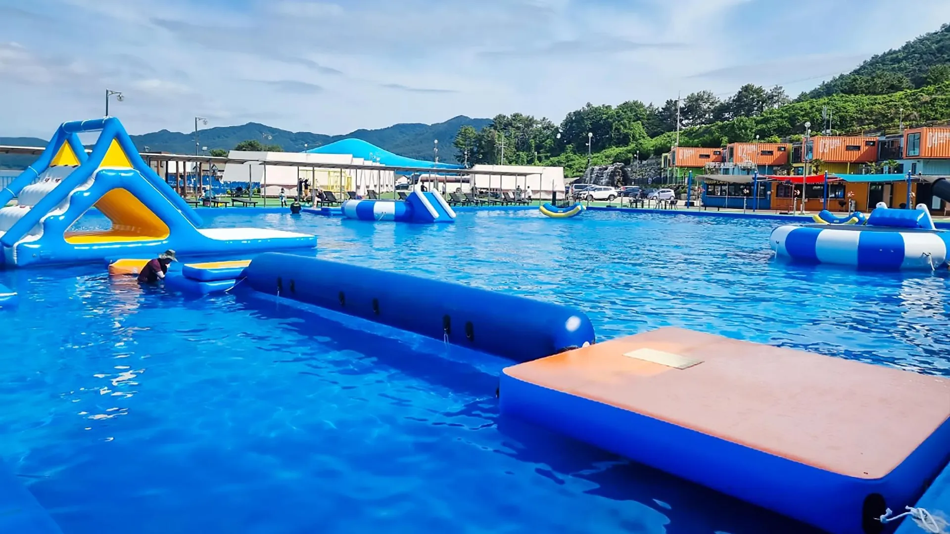 통영 고성 블루비치 펜션 글램핑 3성급 게스트하우스 레스토랑