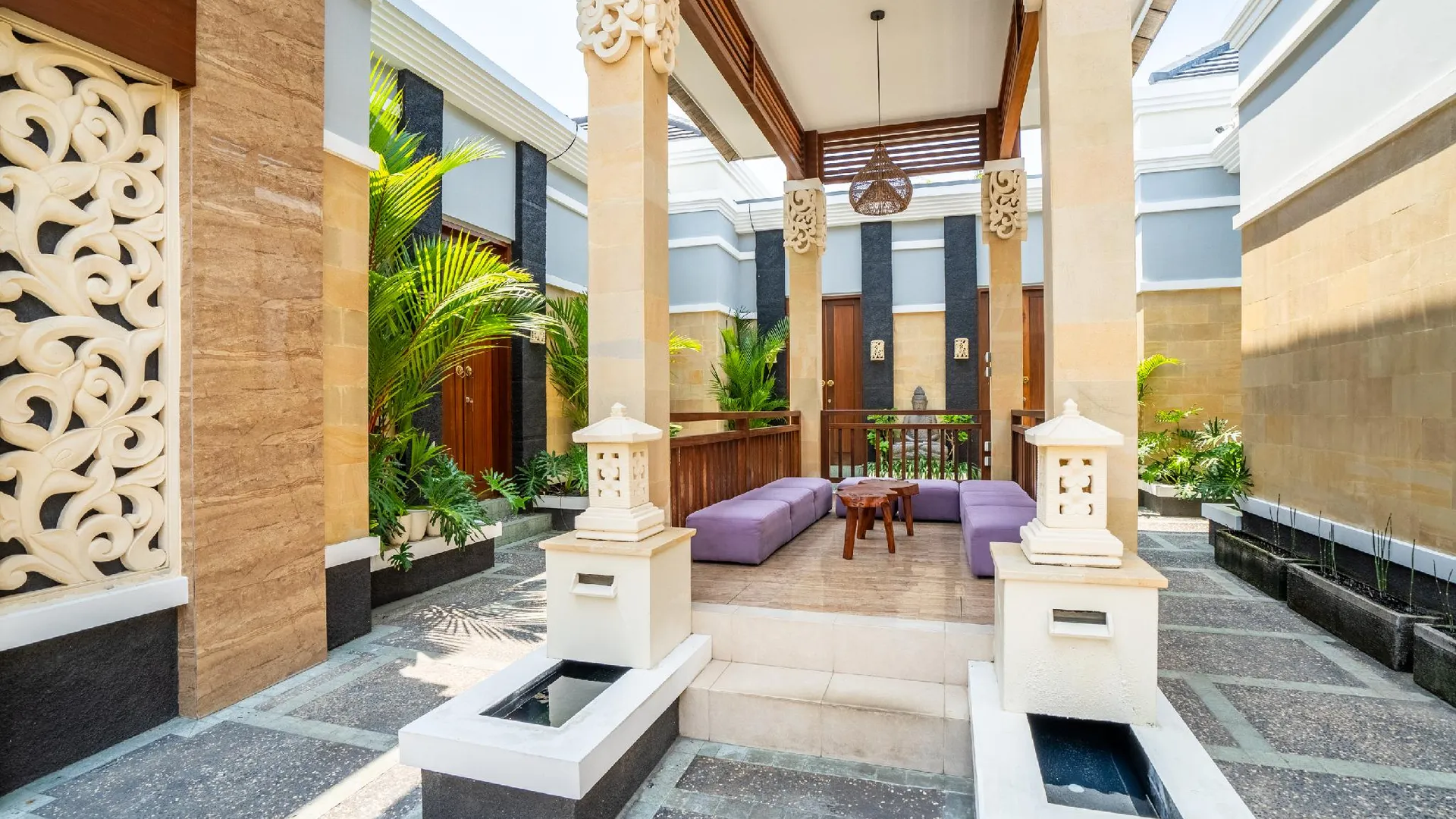 발리 르기안 / 레기안의 빌라 (75m², 침실 1개, 프라이빗 욕실 1개) 2성급 싱글룸 로비