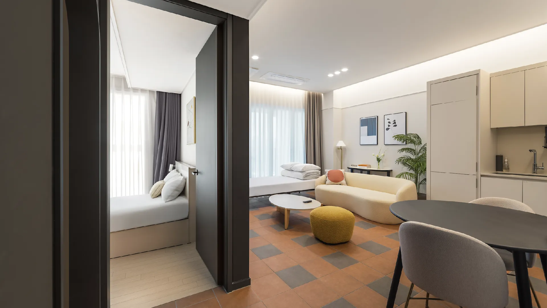 시흥 르컬렉티브 시흥 웨이브 파크 5성급 게스트하우스 스위트룸