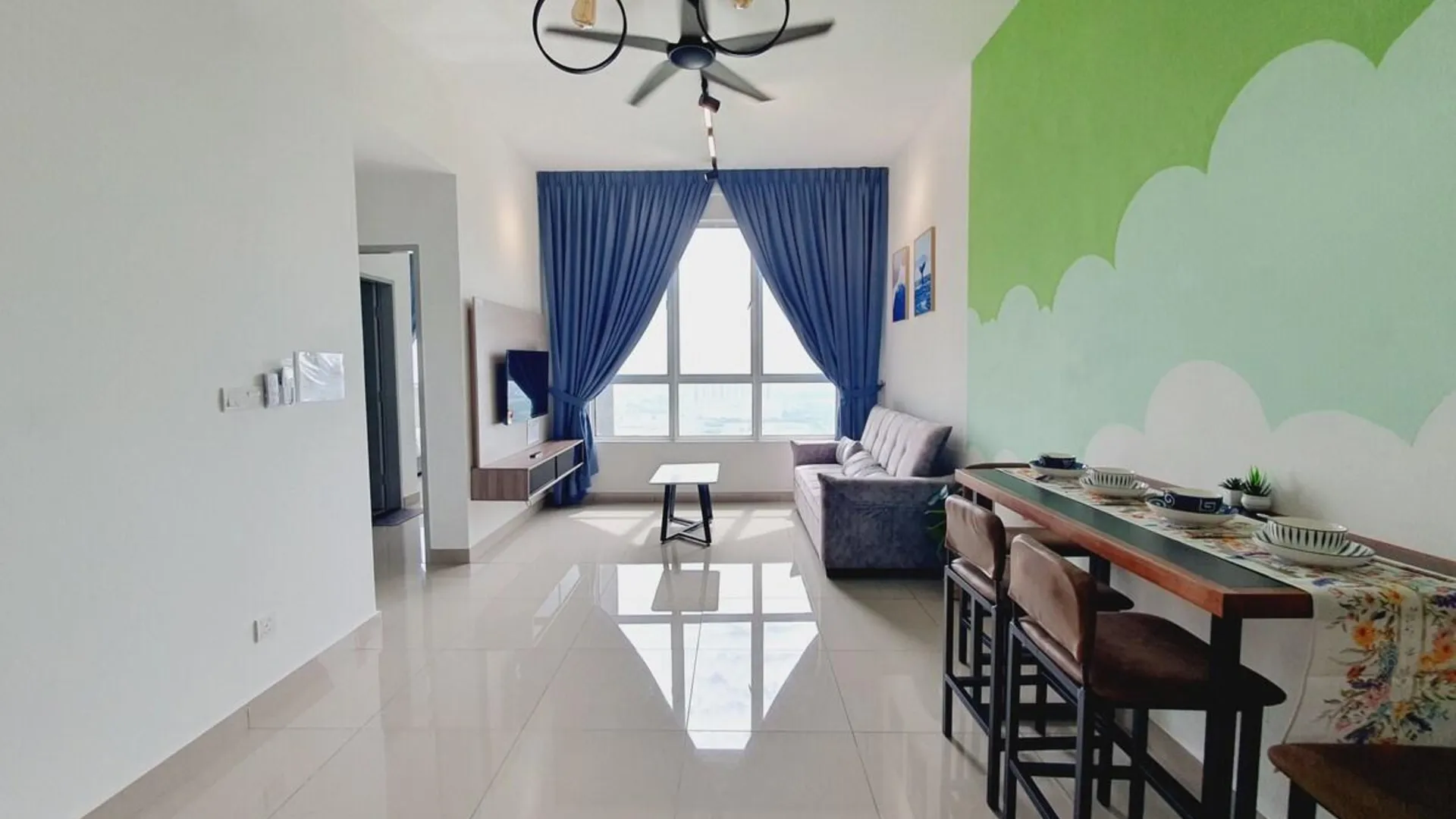 말라카 클레방의 아파트먼트 (710m², 침실 2개, 프라이빗 욕실 2개) 4성급 싱글룸 객실