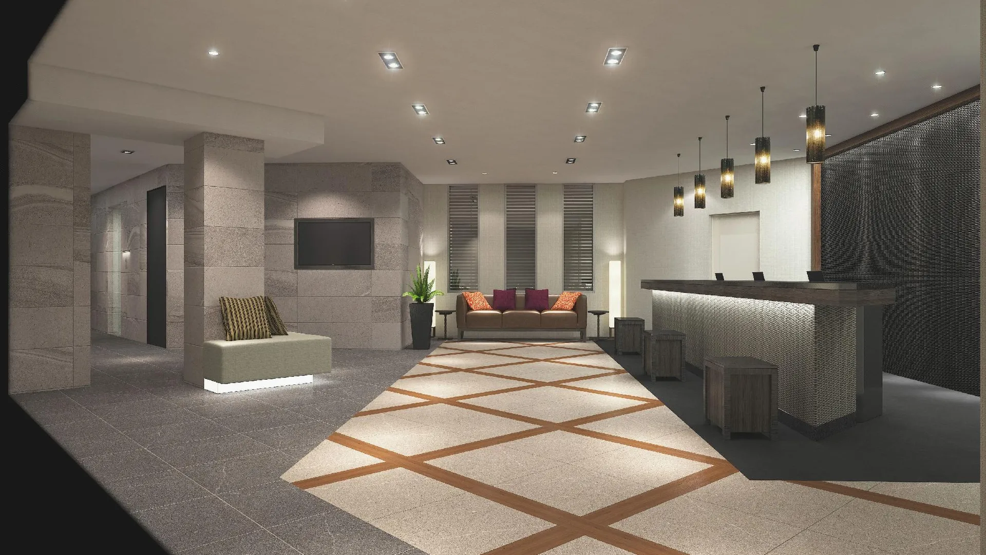 오사카 호텔 마이스테이 미도스지 혼마치 3성급 호텔 로비