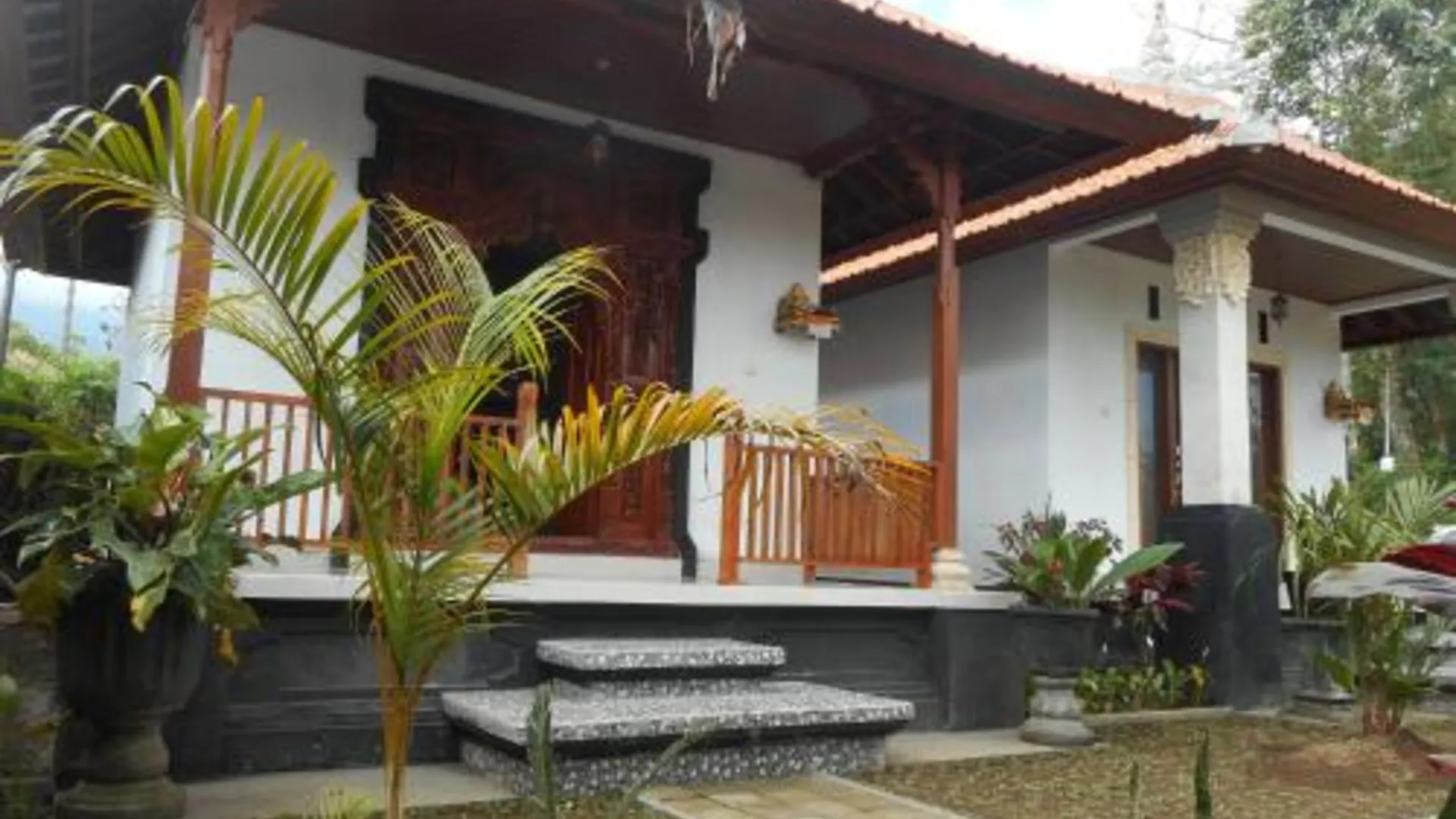 발리 Besakih Bonny Homestay 2성급 싱글룸 레스토랑