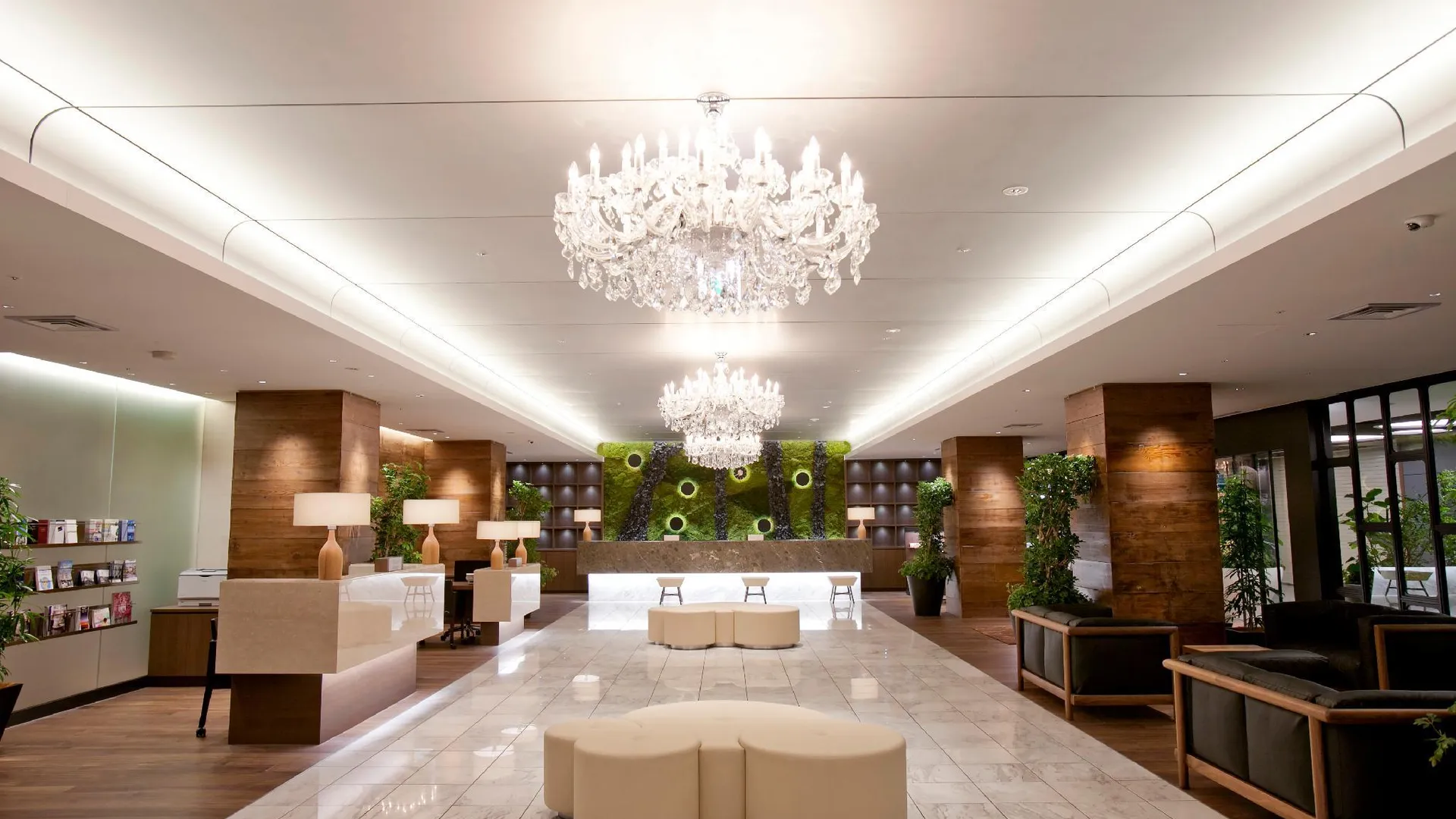 후쿠오카 솔라리아 니시테츠 호텔 후쿠오카 4성급 호텔 로비