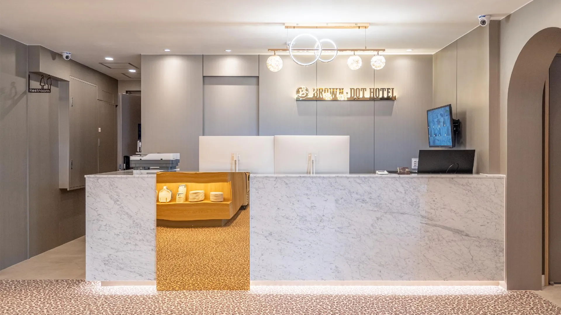 김해 브라운도트 호텔 김해시청점 3성급 호텔 로비