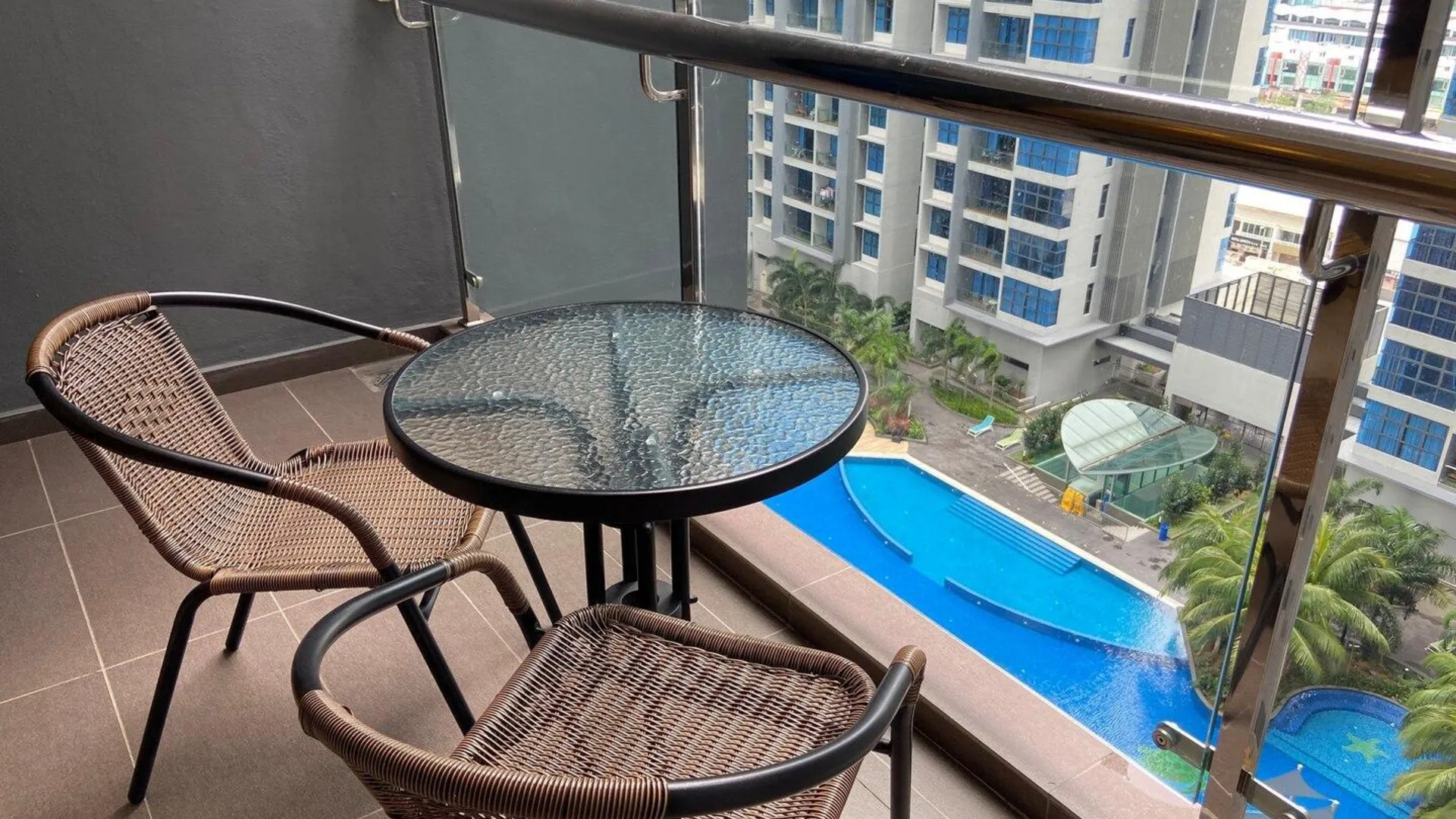 말라카 말라카 시내의 아파트먼트 (64m², 침실 1개, 프라이빗 욕실 1개) 3성급 싱글룸 부대시설