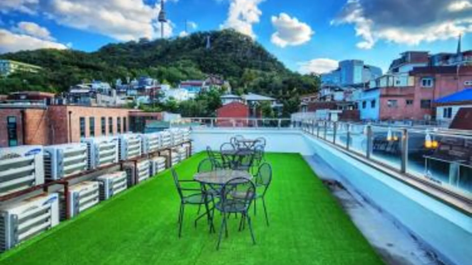 서울 남산 게스트하우스 1성급 호텔 전망