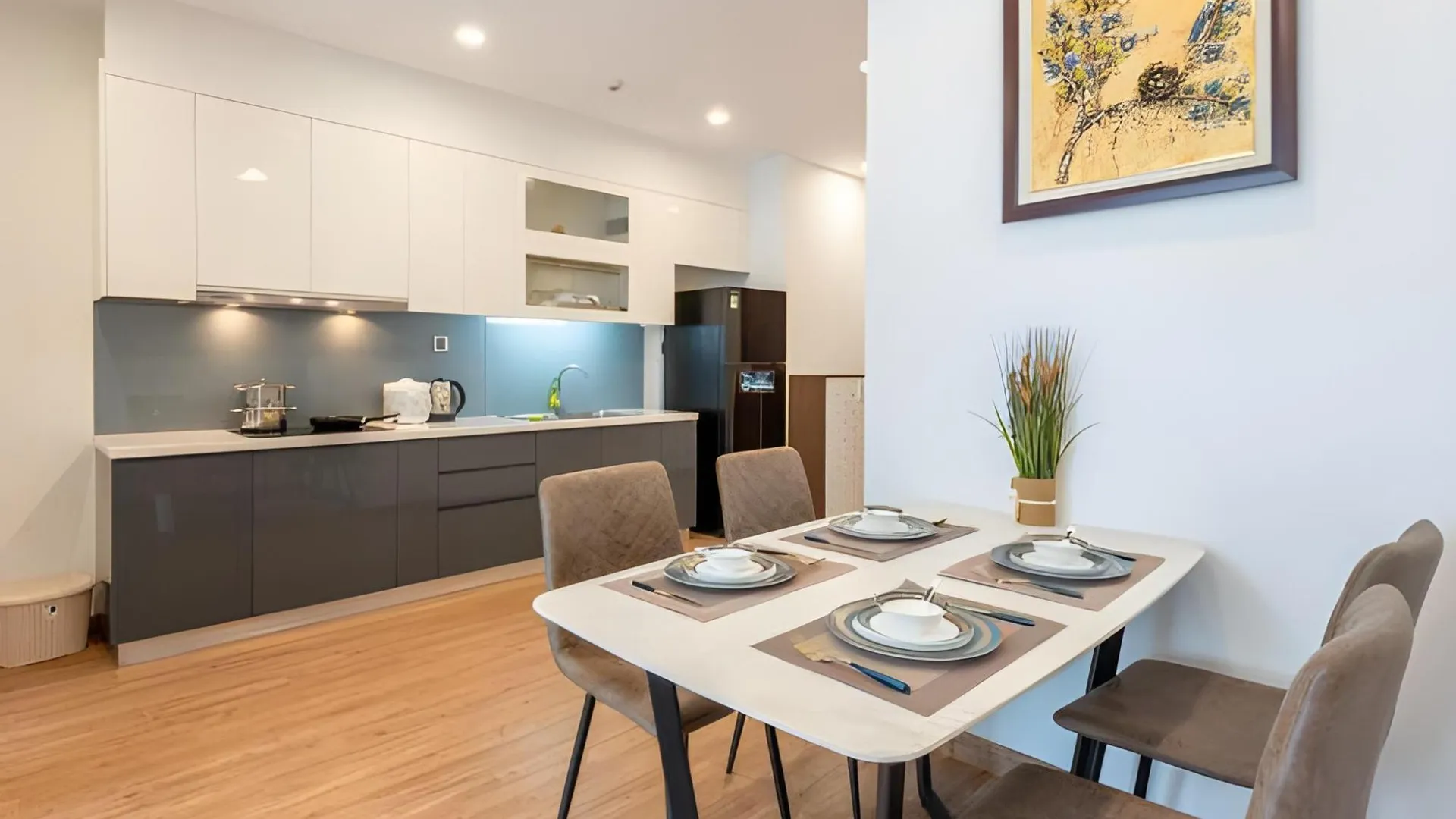 하노이 메트로폴리스 아파트먼트 5성급 호텔 로비