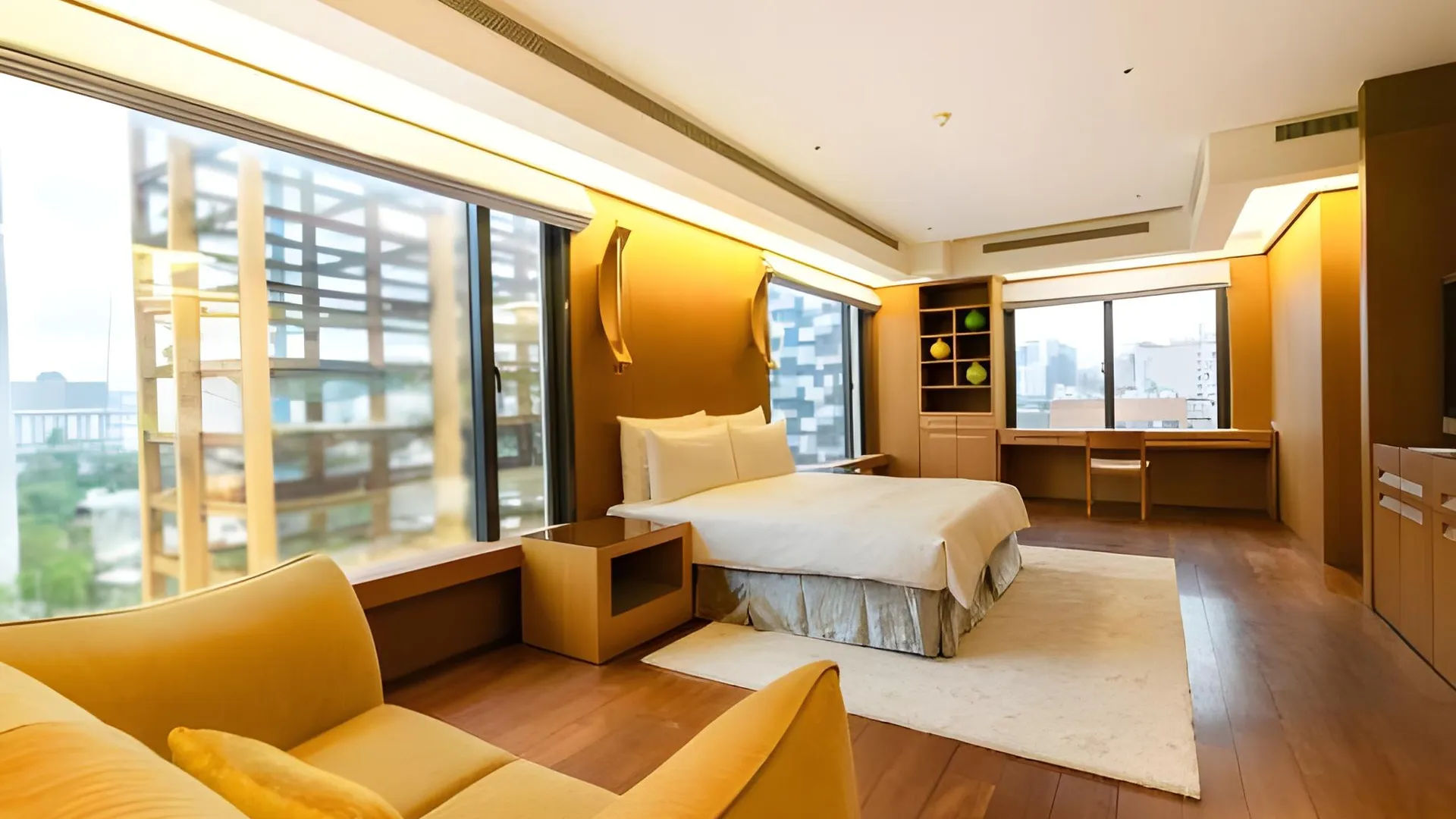 타이베이 미라마 가든 호텔 5성급 호텔 전망