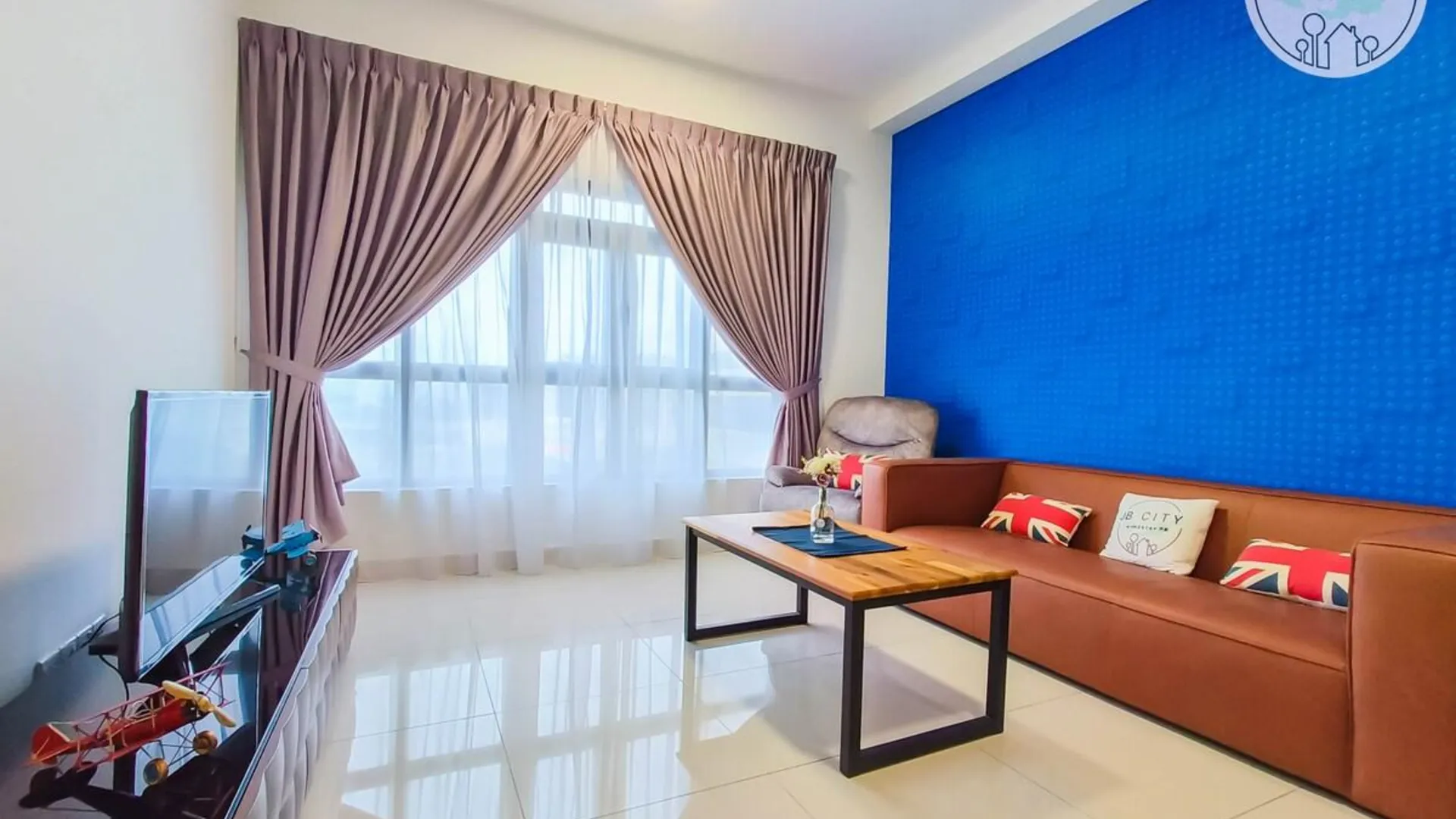 조호바루 / 조호르바루 겔랑파타 / 레고랜드의 프라이빗 하우스 (108m², 침실 3개, 프라이빗 욕실 2개) 3성급 싱글룸 객실