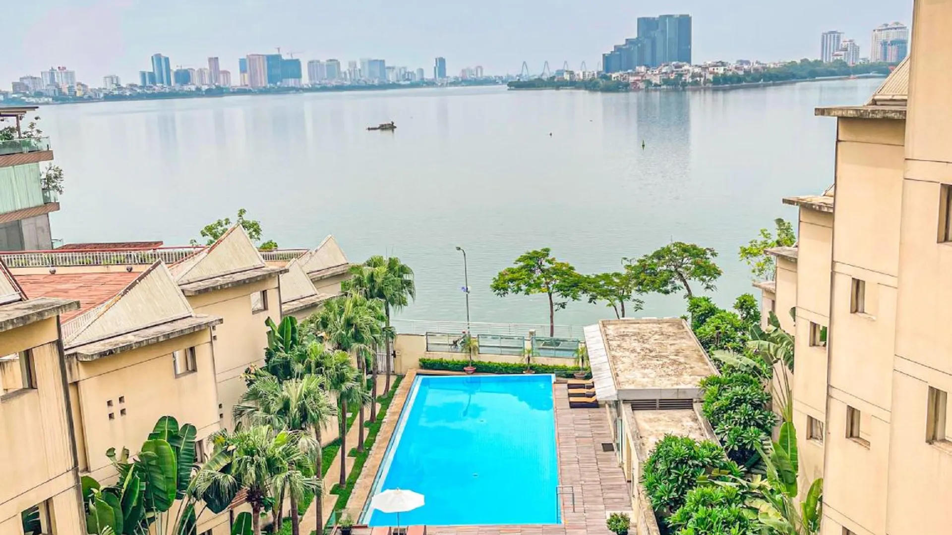 하노이 윌퀘 웨스트레이크 호텔 앤 레지던스 5성급 호텔 객실