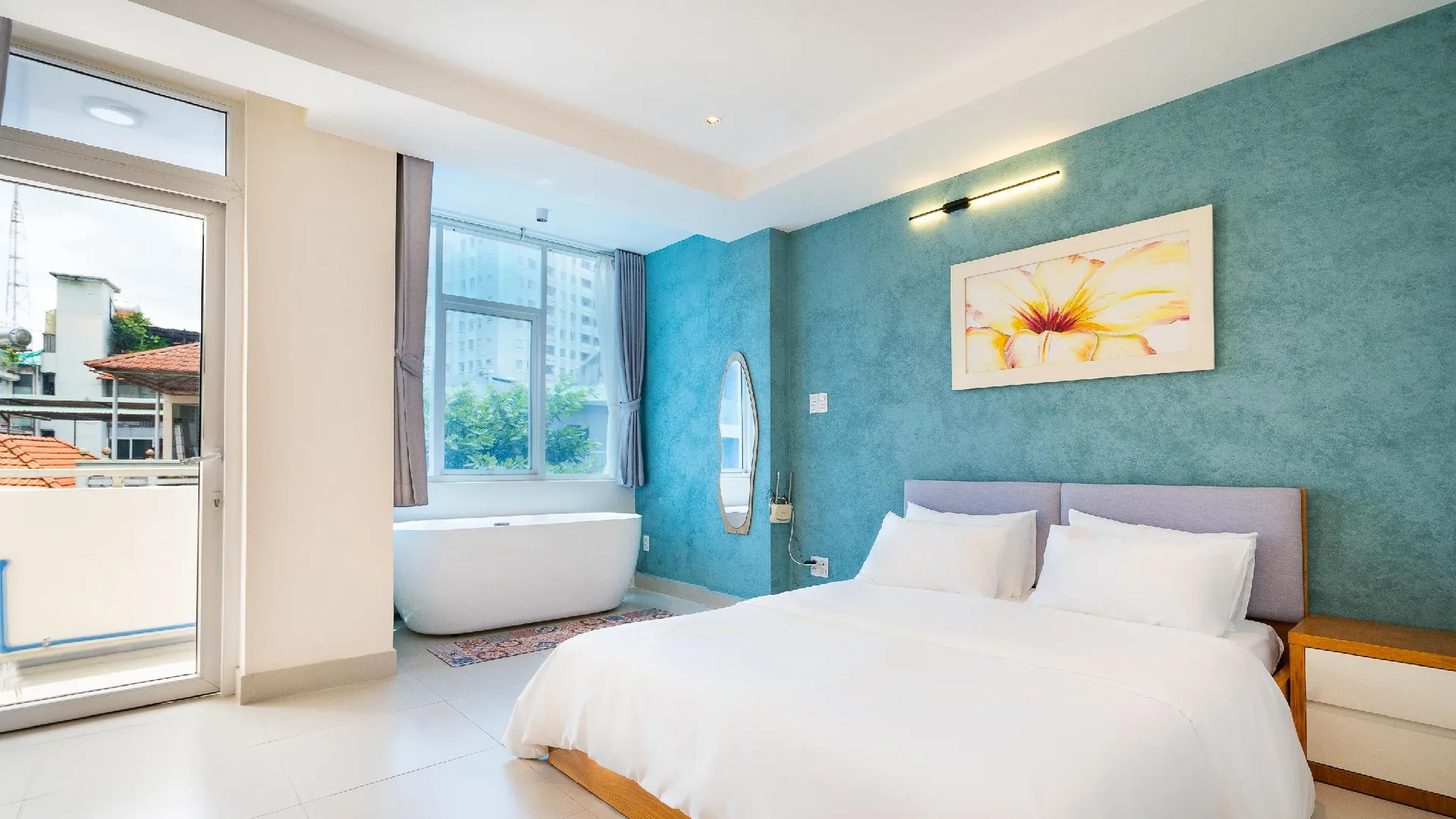 호치민 호시 아파트먼트 3성급 호텔 스위트룸