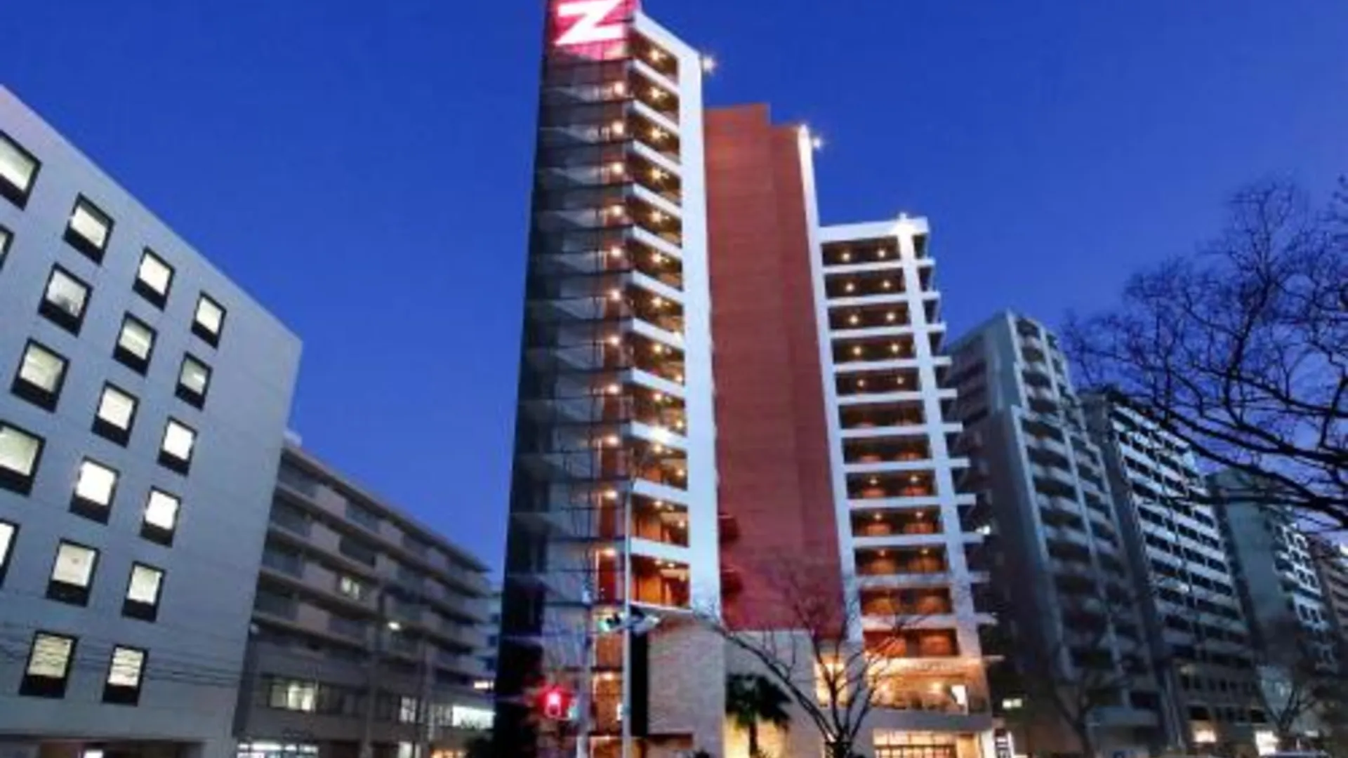 후쿠오카 존크 호텔 하카타 (ZONK HOTEL Hakata) 4성급 호텔 외관