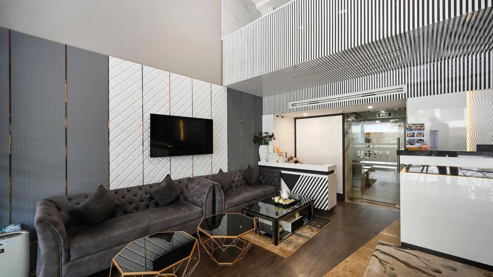 호치민 더 문 1 호텔 3성급 호텔 전망