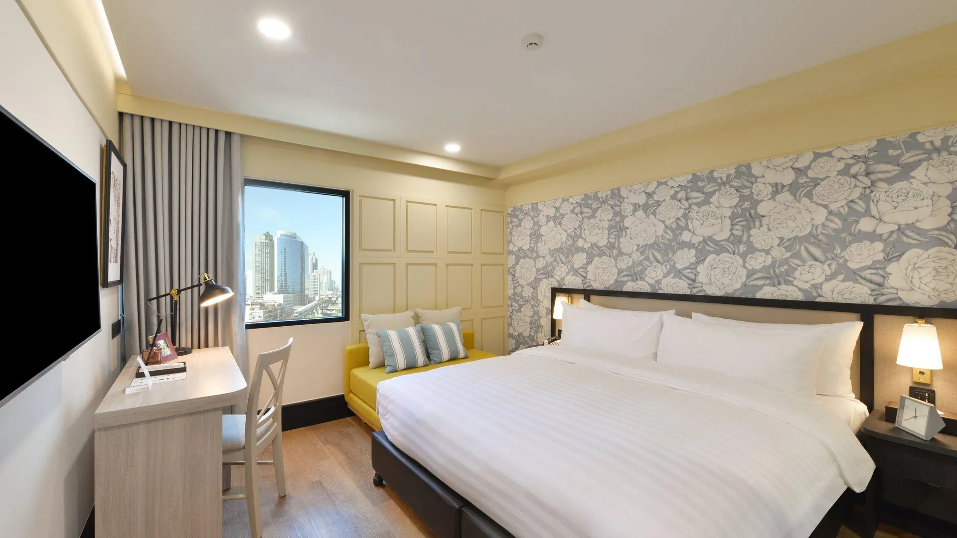 방콕 오크우드 호텔 앤 레지던스 방콕 4성급 호텔 객실