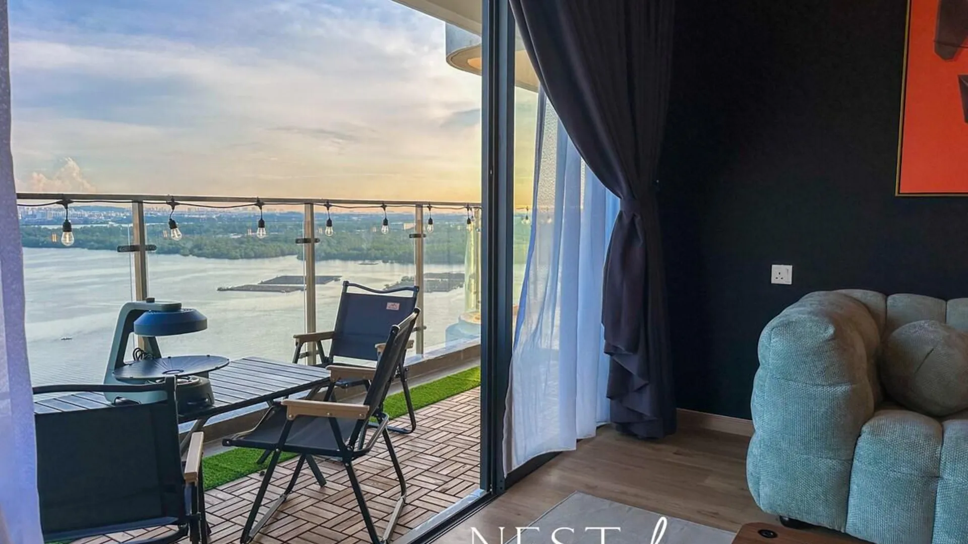 조호바루 / 조호르바루 【Private BBQ | Seaview | Bathtub】The Luxe Haven 4성급 싱글룸 객실