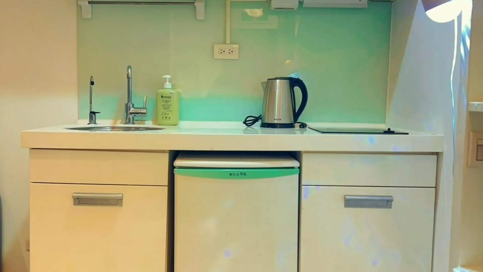 타이베이 다안 구의 아파트먼트 (42m², 침실 1개, 프라이빗 욕실 1개) 3성급 싱글룸 수영장