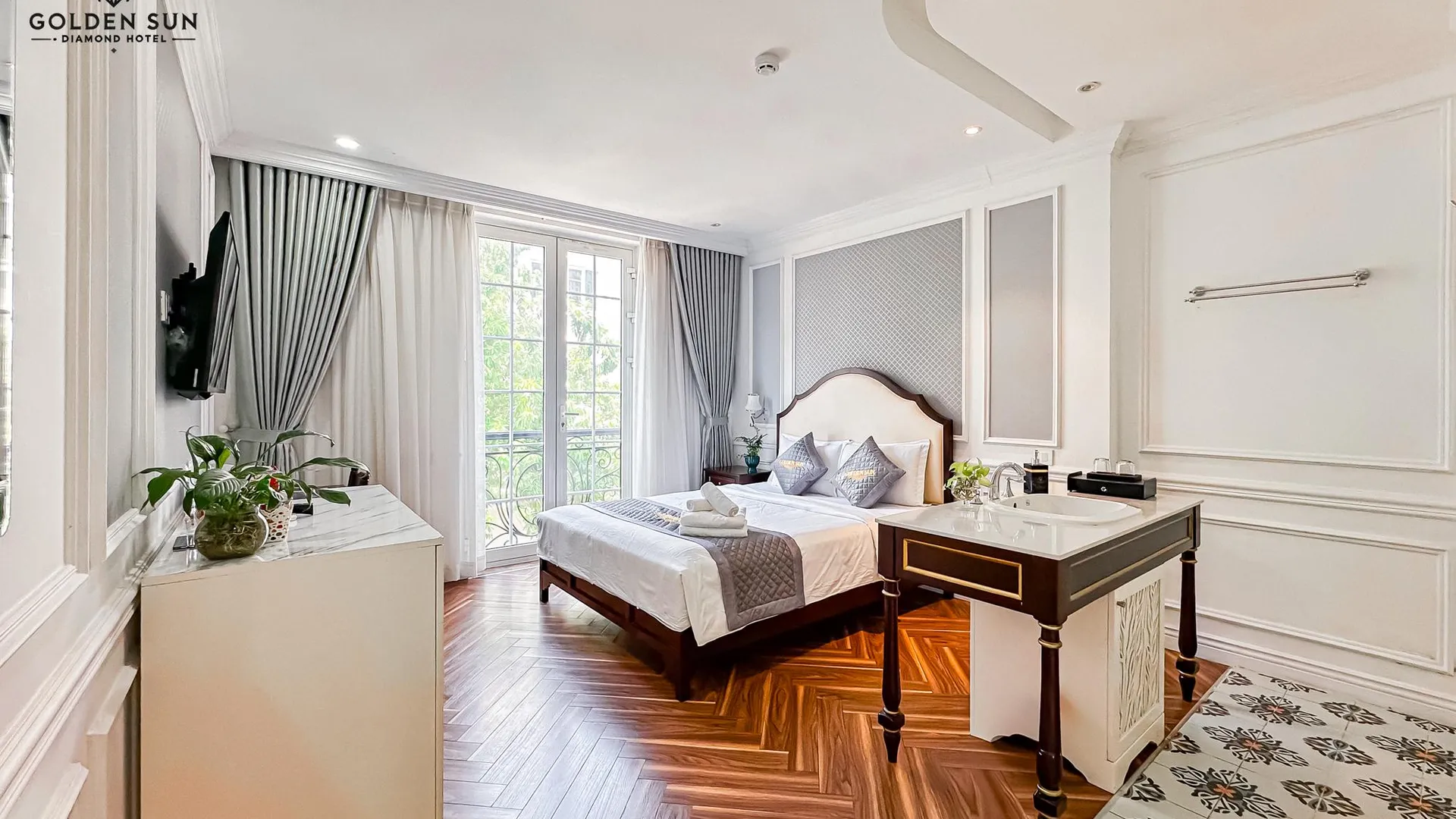호치민 다이아몬드 부티크 4성급 호텔 스위트룸