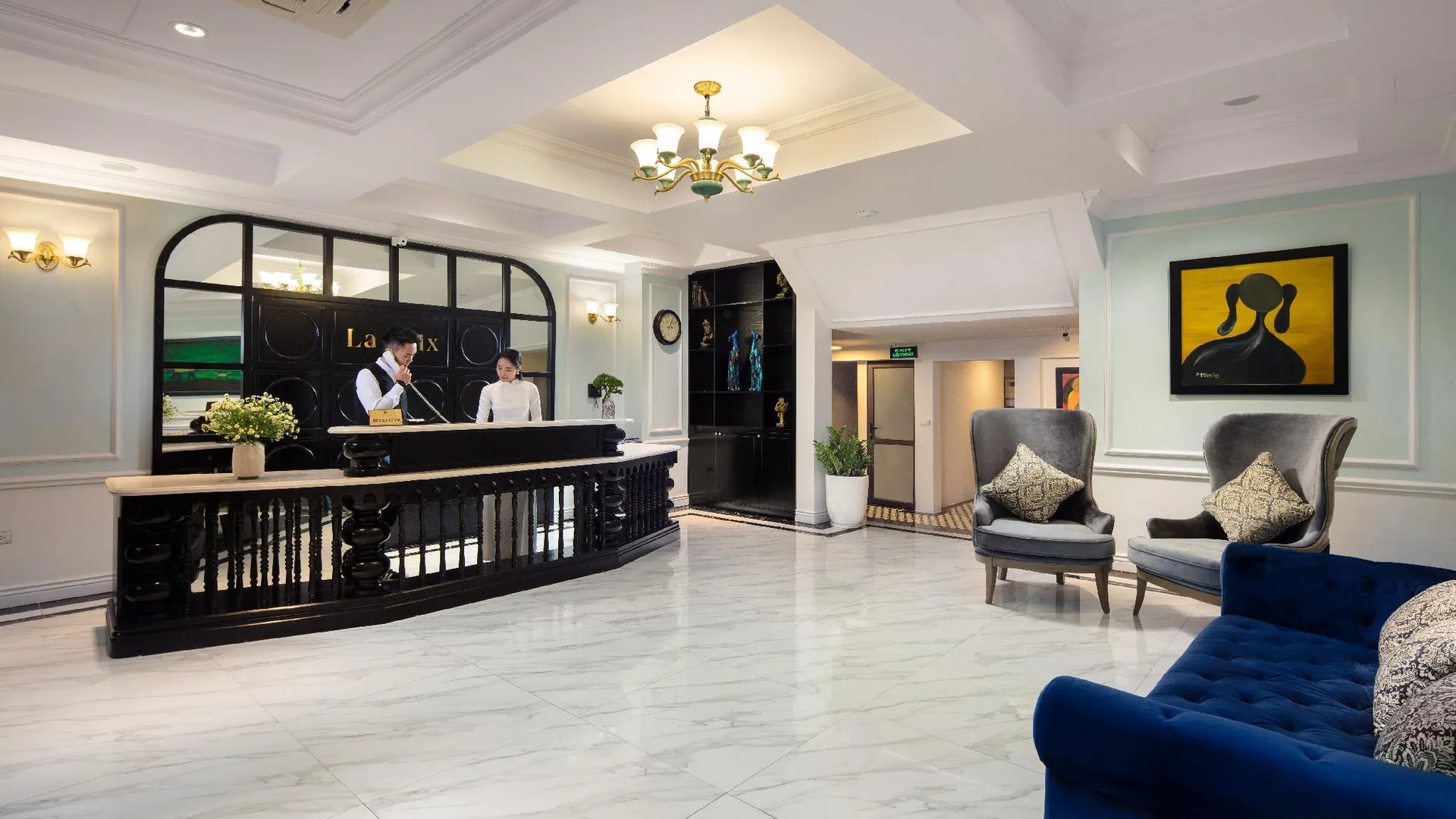 하노이 산 부티크 호텔 3성급 호텔 로비