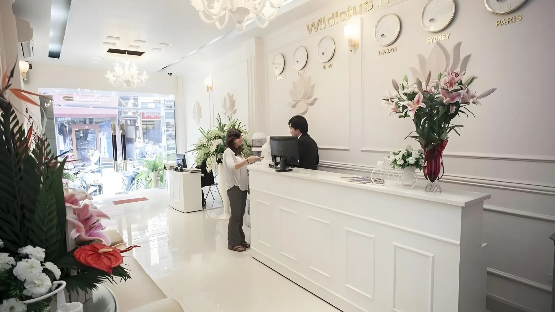 하노이 와일드 로터스 호텔 - 항베 2성급 호텔 전망