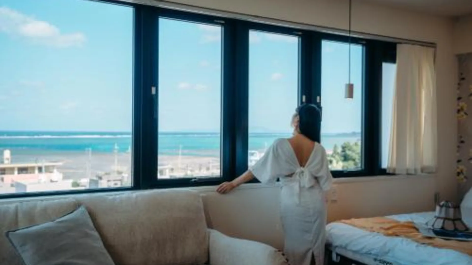 오키나와 본섬 블루 스테이크 원더 나가하마 3성급 호텔 로비