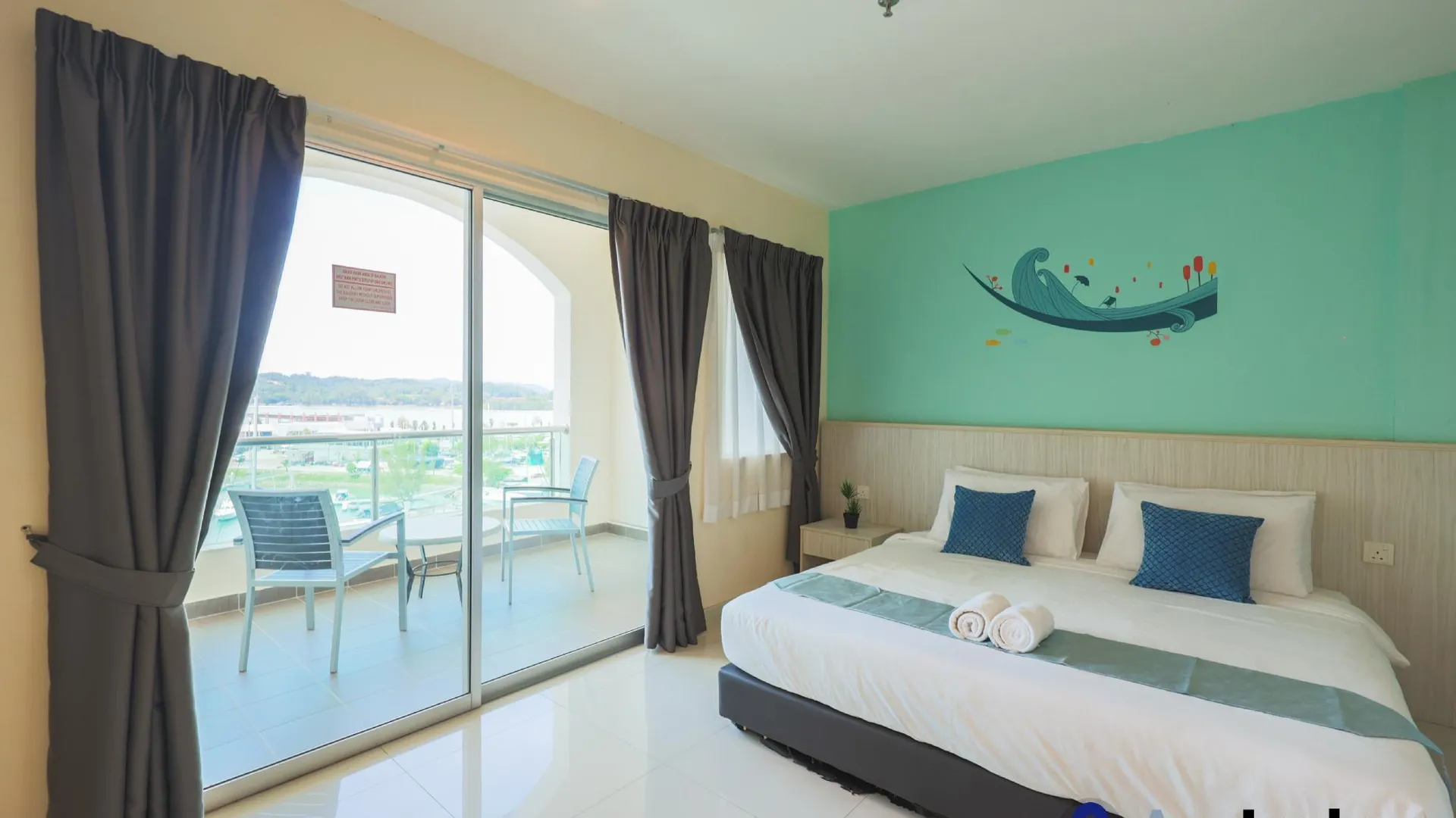 팡코르 AnyLodge Waterfront Marina Island Pangkor-Lumut 4성급 호텔 스위트룸