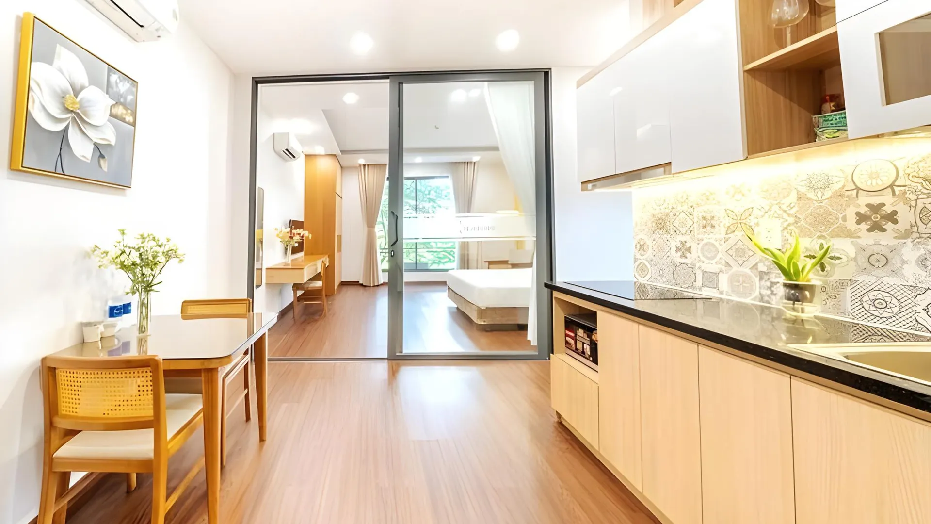 다낭 프억 미의 프라이빗 하우스 (50m², 침실 1개, 프라이빗 욕실 1개) 3성급 싱글룸 객실