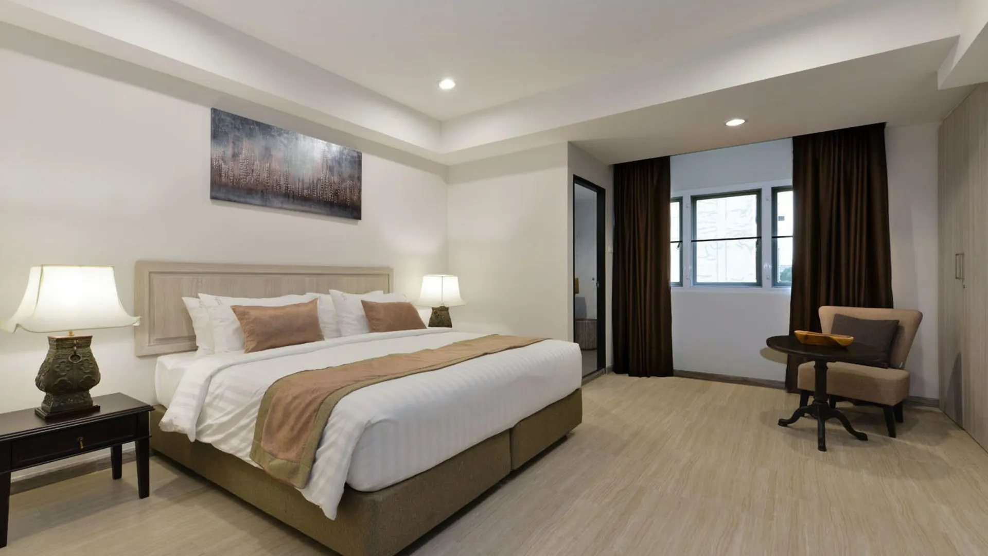 방콕 아스피라 레지던스 루암루디 3성급 호텔 전망