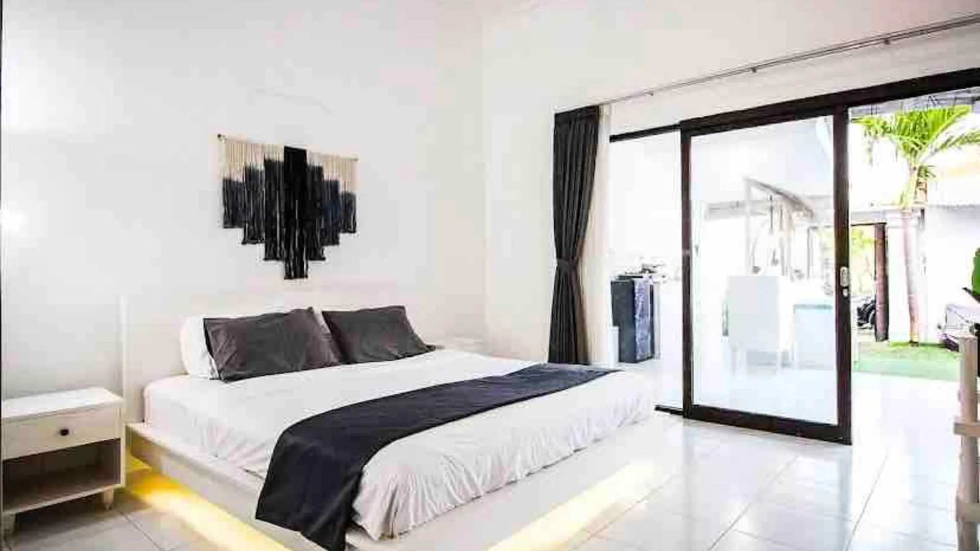 발리 스미냑의 빌라 (170m², 침실 2개, 프라이빗 욕실 2개) 3성급 싱글룸 전망