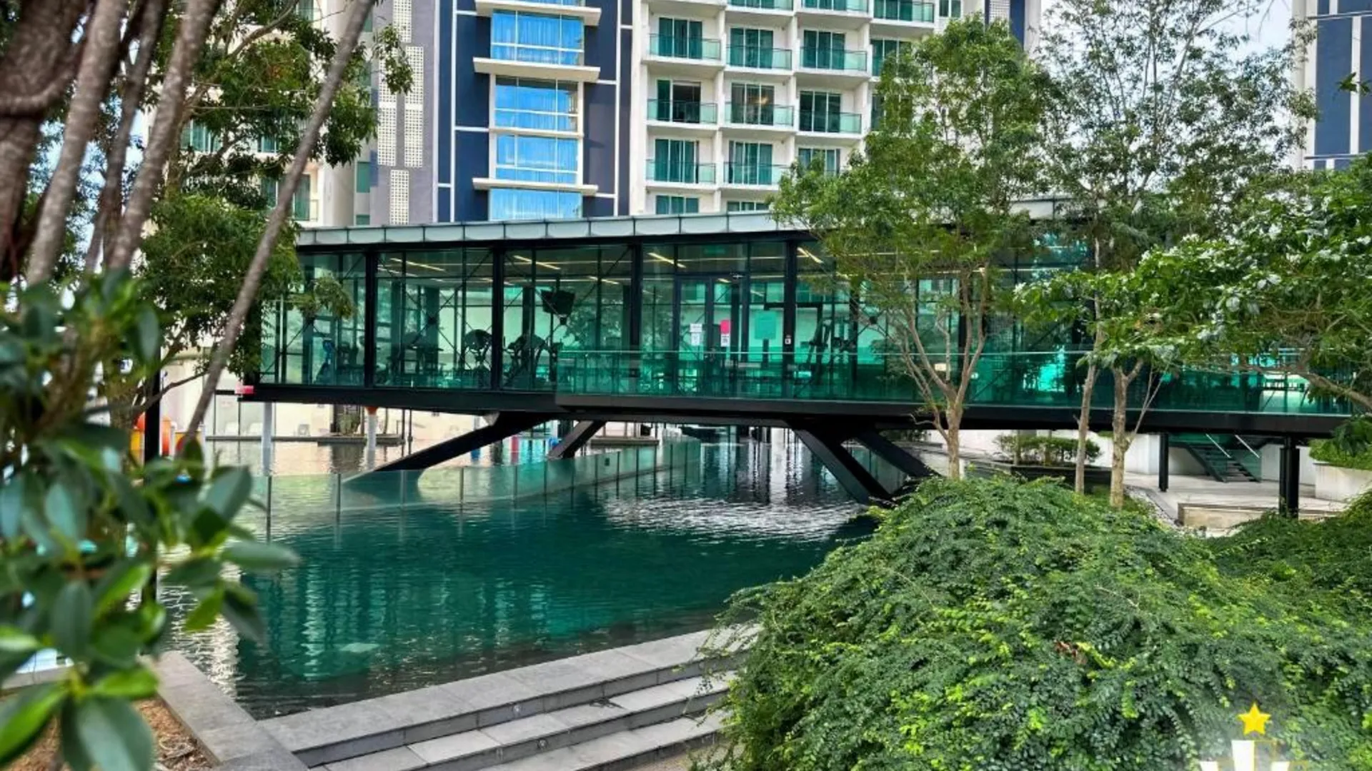 말라카 말라카 시내의 아파트먼트 (1232m², 침실 3개, 프라이빗 욕실 2개) 5성급 싱글룸 전망