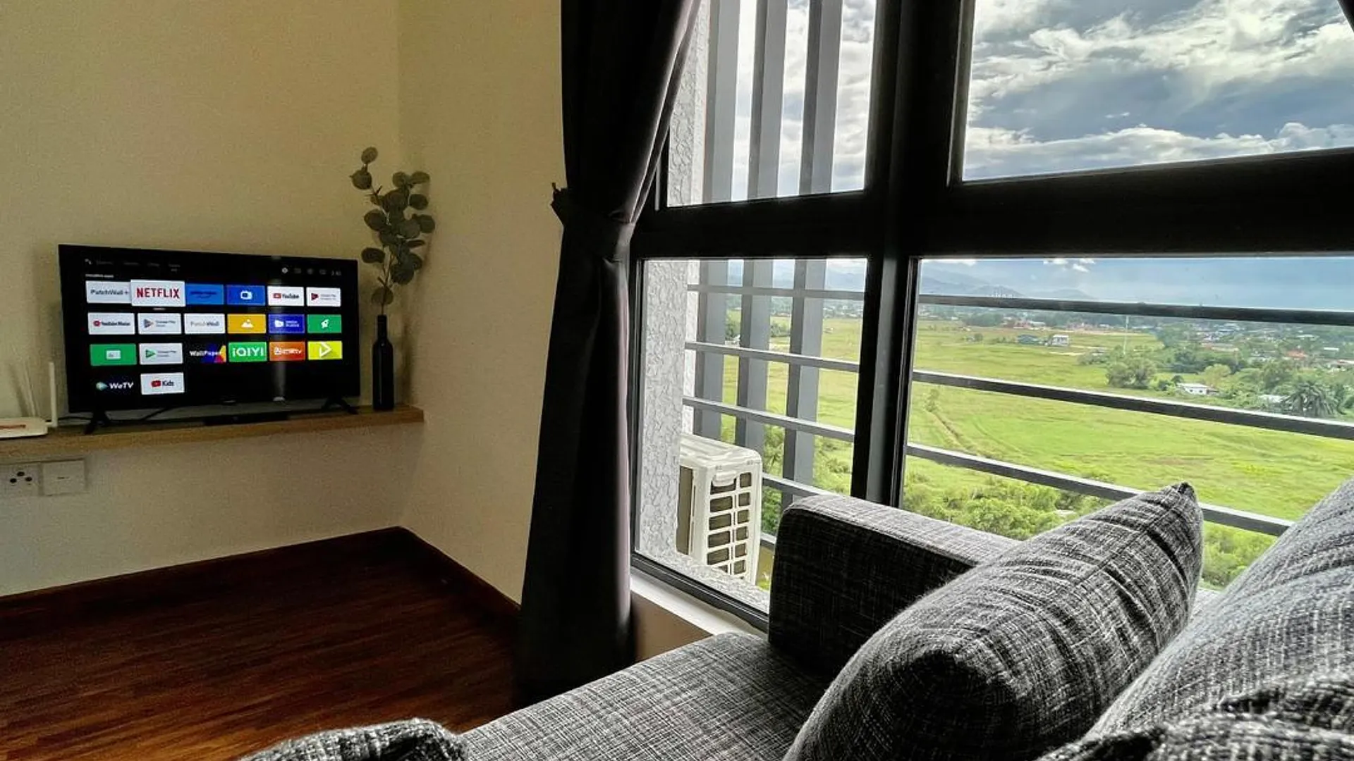 코타키나발루 크파얀의 아파트먼트 (400m², 침실 1개, 프라이빗 욕실 1개) 3성급 싱글룸 레스토랑