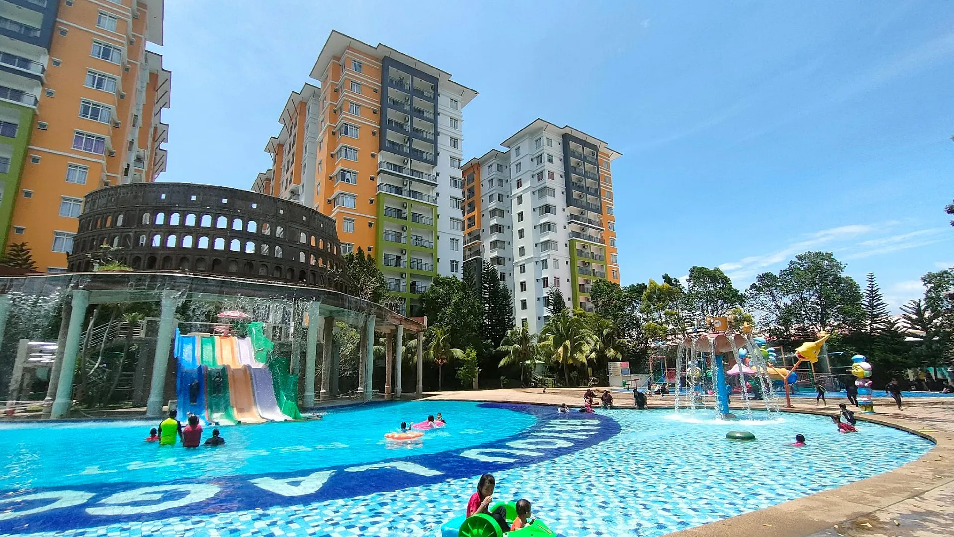 말라카 말라카 시내의 아파트먼트 (67m², 침실 2개, 프라이빗 욕실 2개) 3성급 싱글룸 부대시설