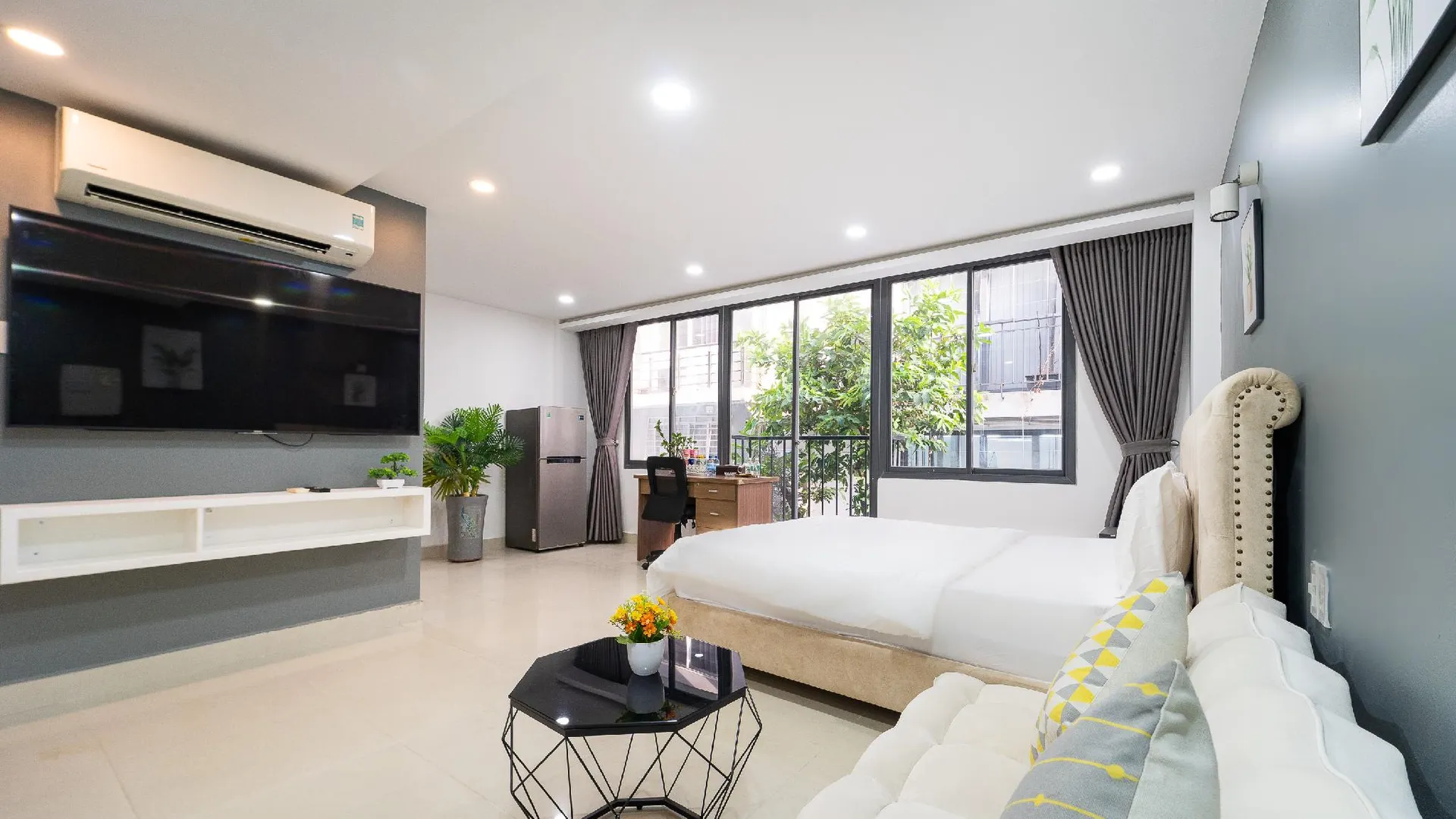 호치민 골든 선 3 아파트먼트 2성급 호텔 스위트룸