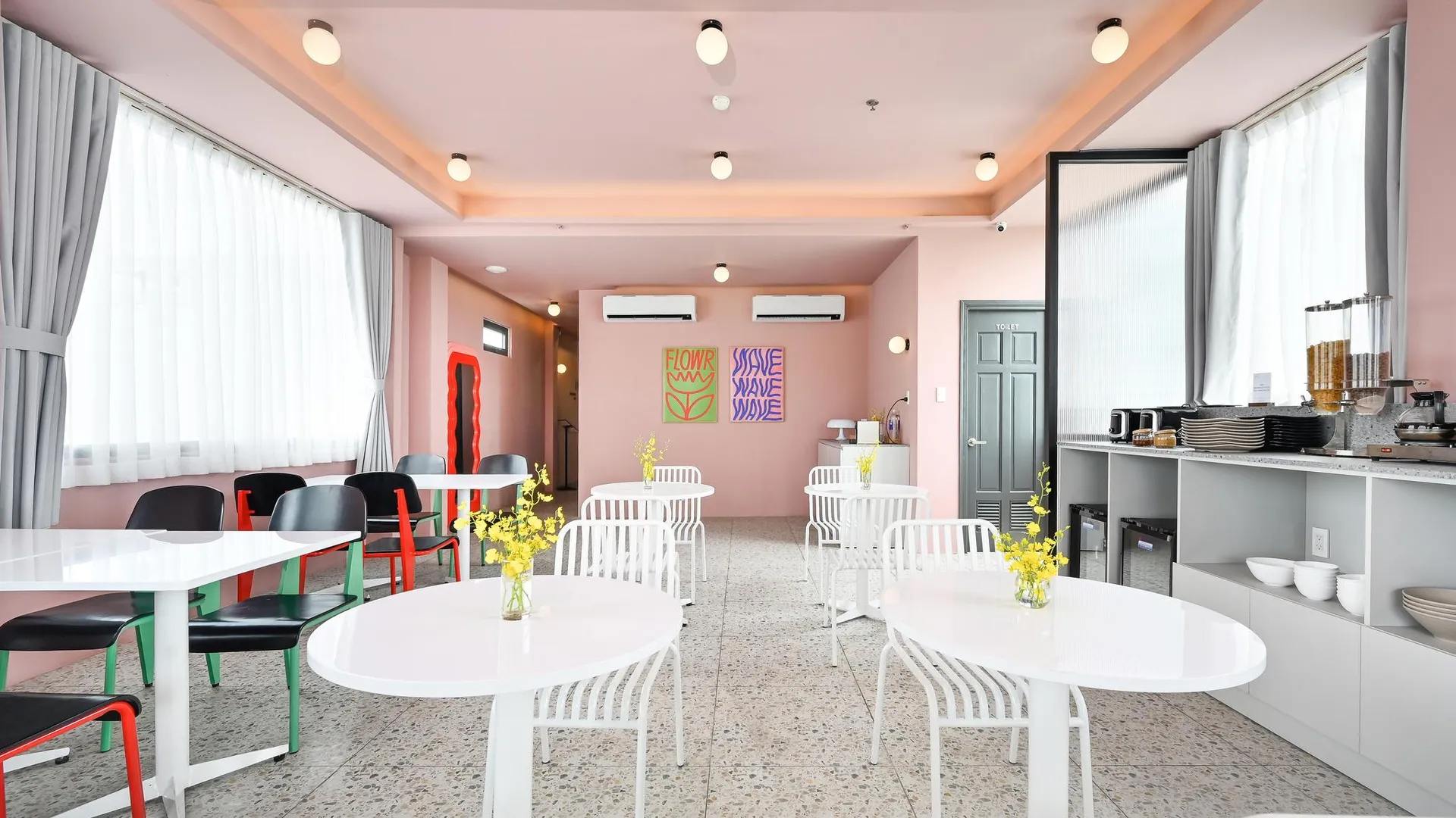 호치민 브라운닷 호텔 사이공 에어포트 3성급 호텔 레스토랑