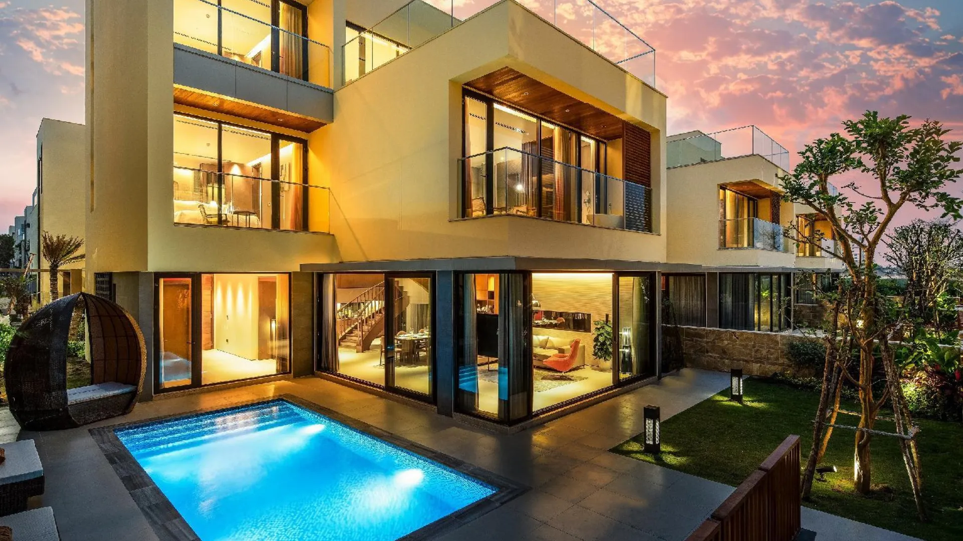 다낭 Villa 3 Bedrooms Luxury with BF - The Five Stars 5성급 싱글룸 전망