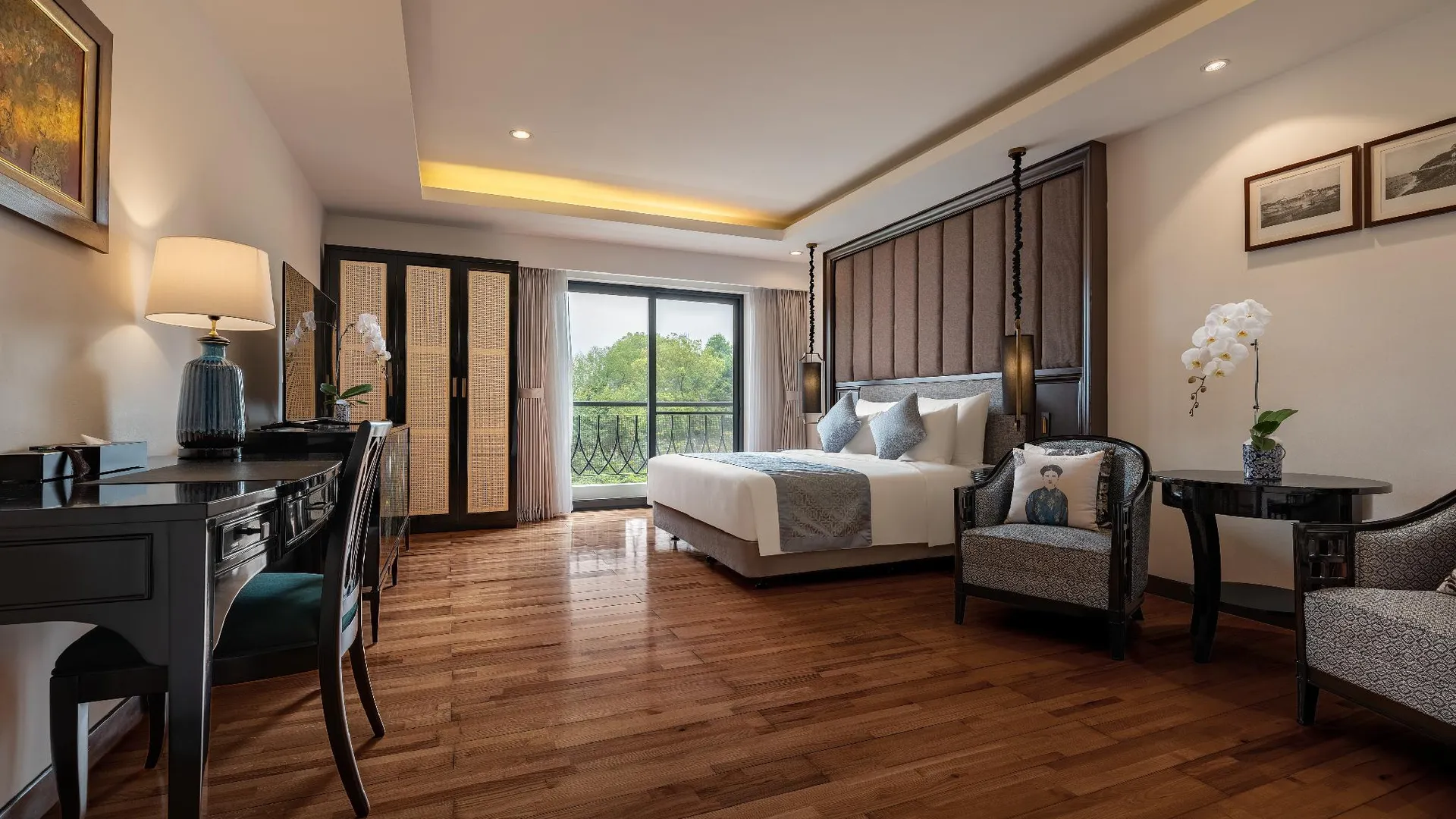 하노이 엘리건트 스위트 웨스트레이크 5성급 호텔 스위트룸