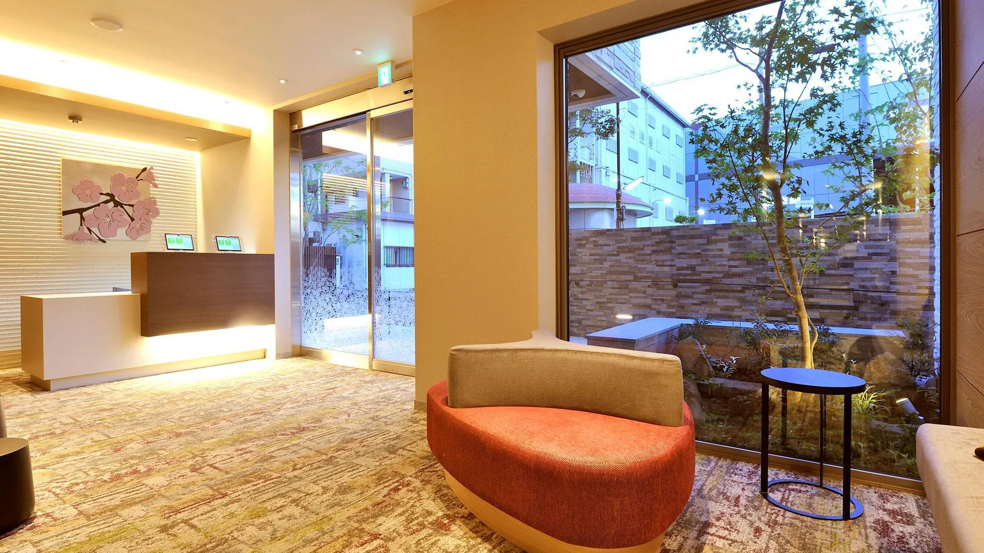 오사카 라쿠텐스테이 x 샤메종 오사카 데키지마 스테이션 3성급 호텔 로비