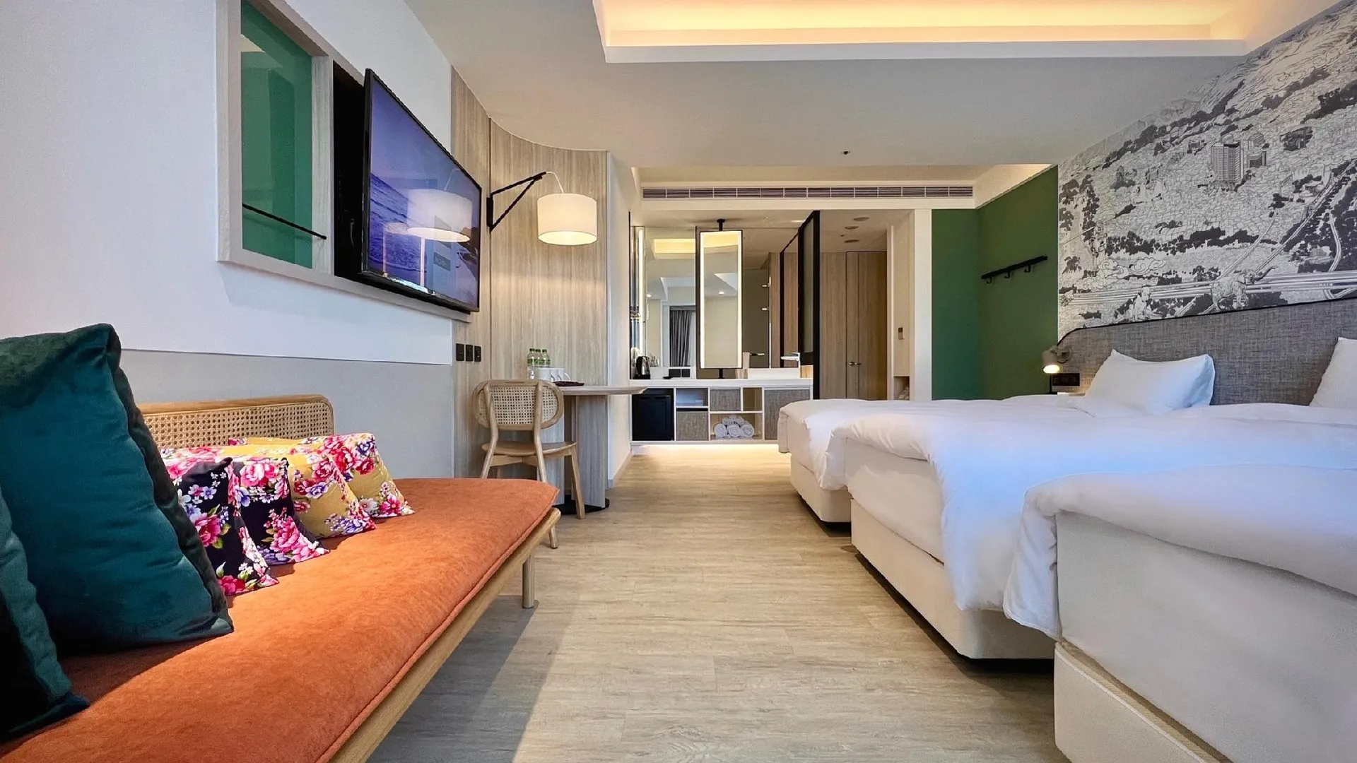 타이베이 부테크 지안탄 호텔 3성급 호텔 전망