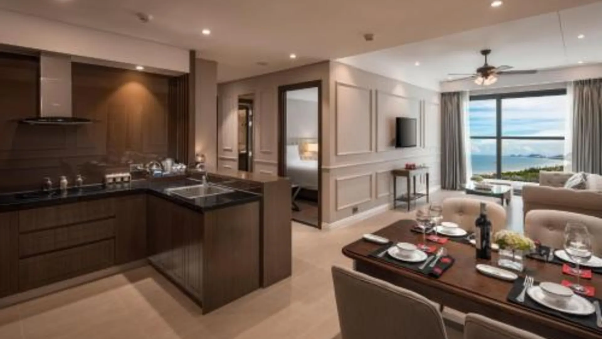 다낭 비치프론트 럭셔리 아파트먼트 - 루프탑 풀 - 다낭 5성급 게스트하우스 외관