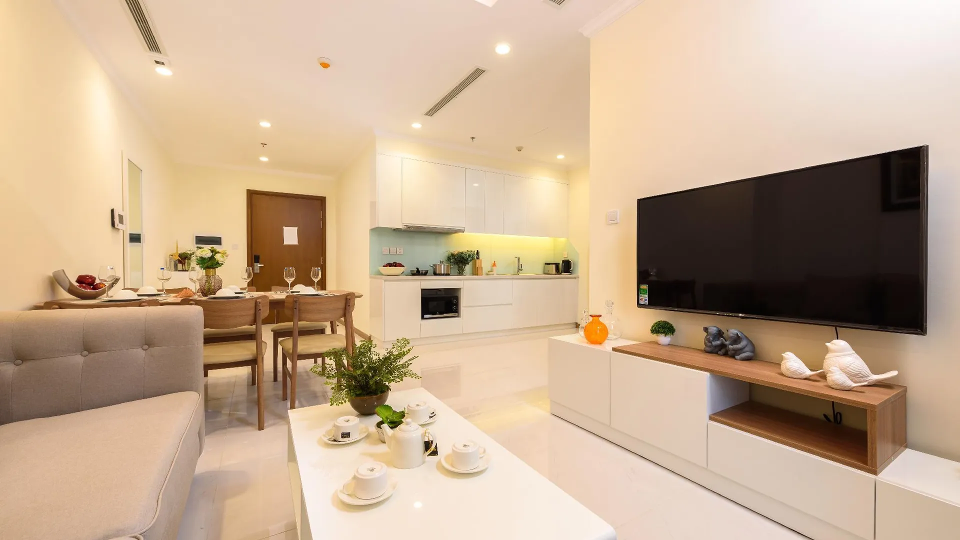 호치민 빈탄의 아파트먼트 (50m², 침실 1개, 프라이빗 욕실 1개) 5성급 싱글룸 객실