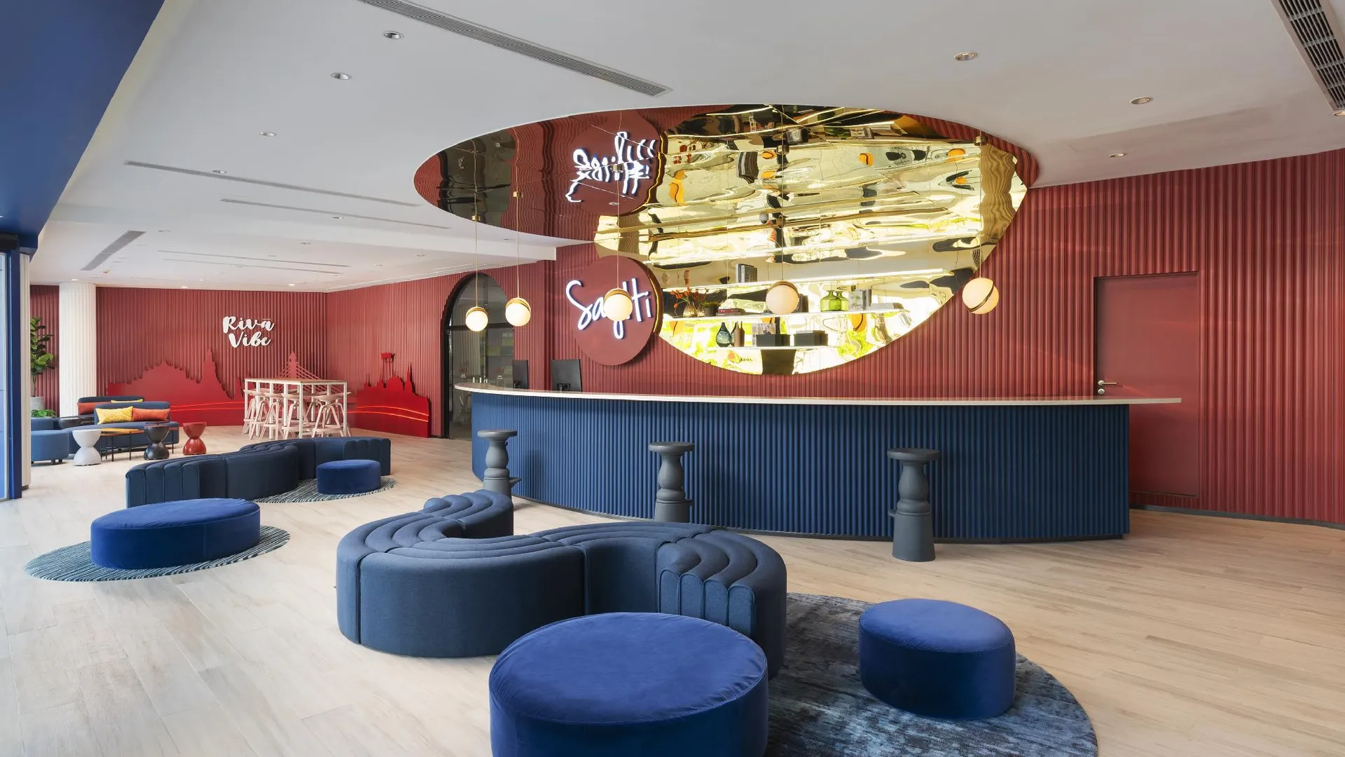 방콕 리바 바이브 호텔 방콕 바이 PCL 3성급 호텔 로비