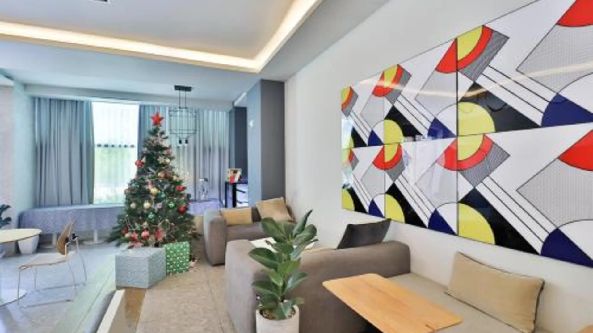 울산 브라운도트 삼산 1성급 호텔 로비