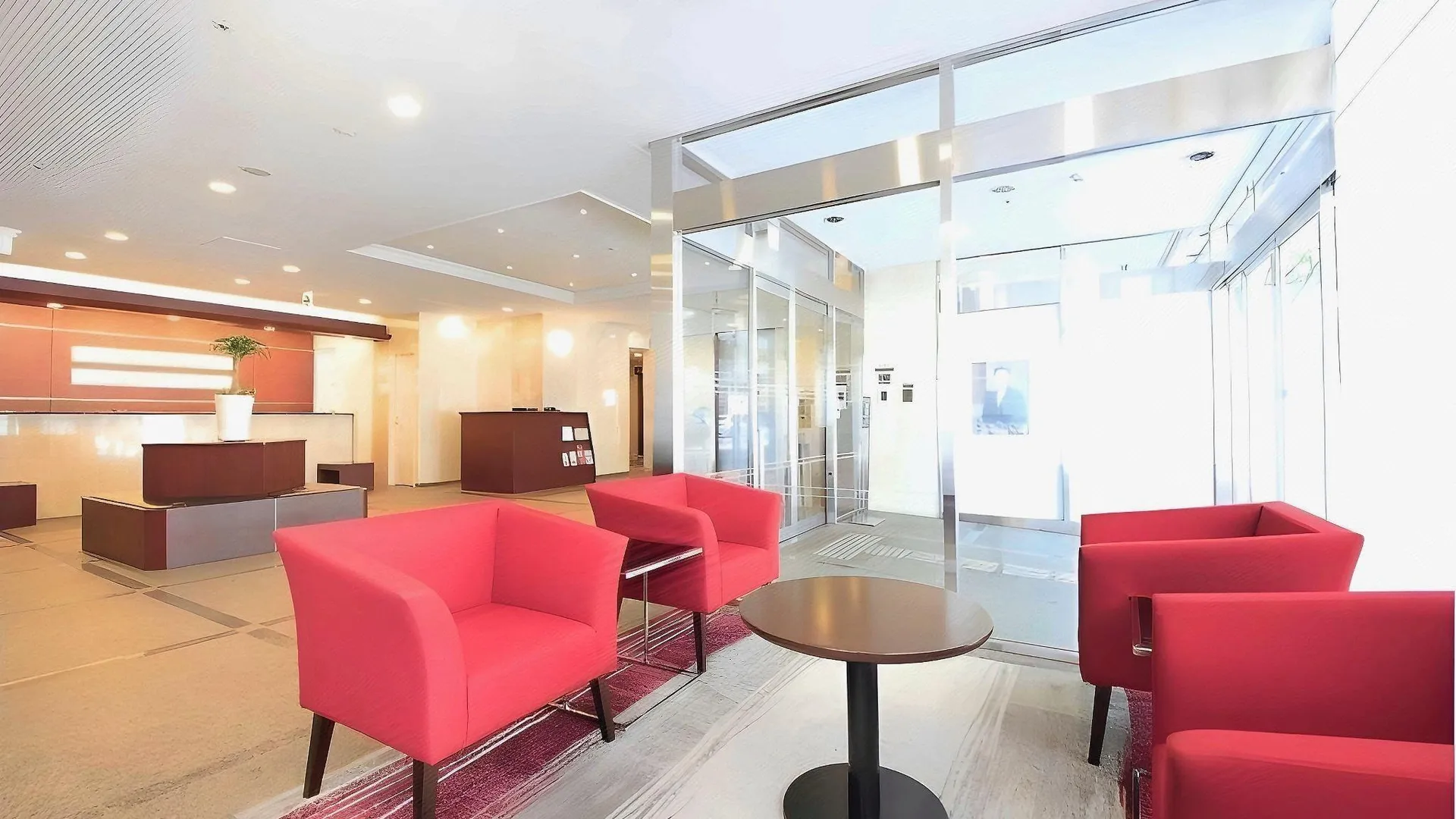 후쿠오카 리치몬드 호텔 하카타 에키매 3성급 호텔 로비