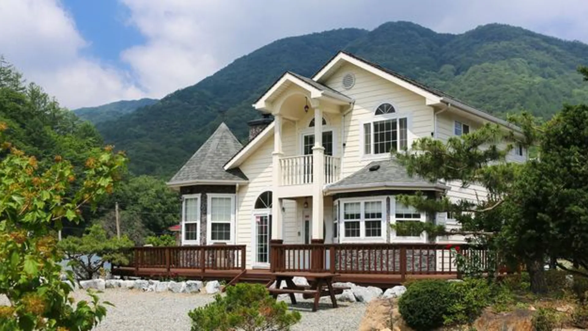 충주 제천 행복자리펜션 3성급 게스트하우스 수영장