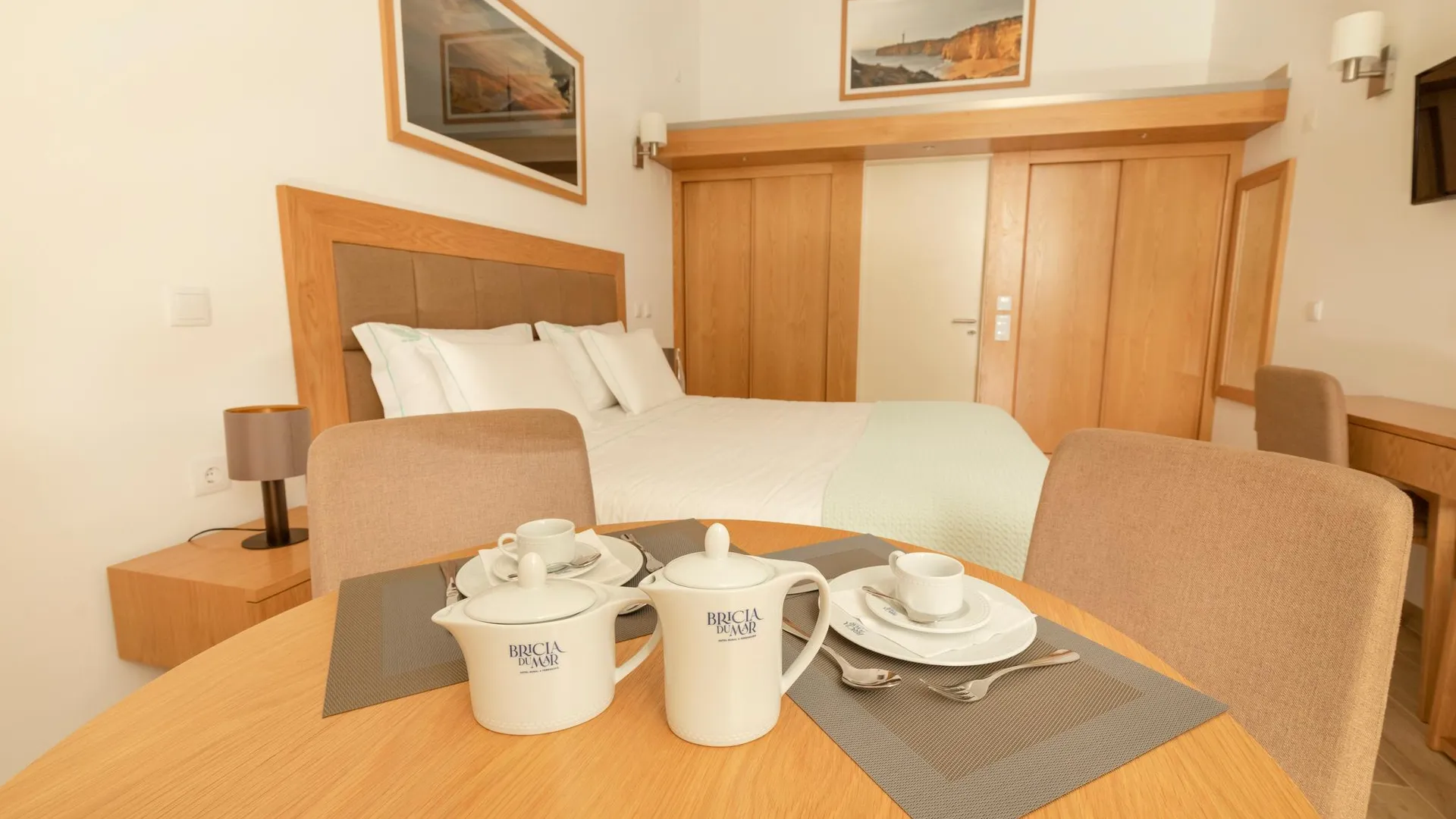 리고아 Hotel Rural Brícia Du Mar 4성급 호텔 레스토랑