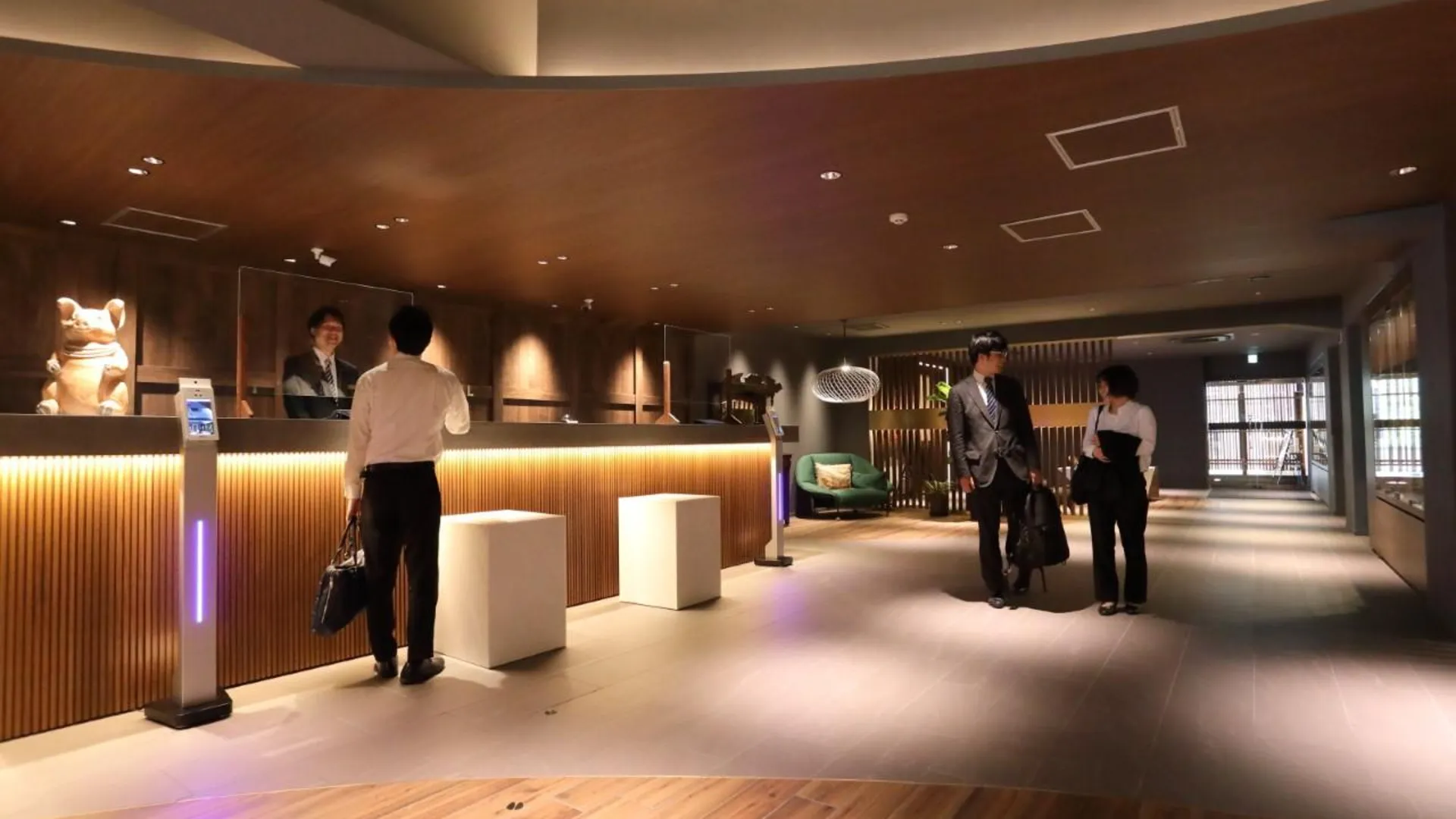 오사카 오사카 코로나 호텔 4성급 호텔 로비