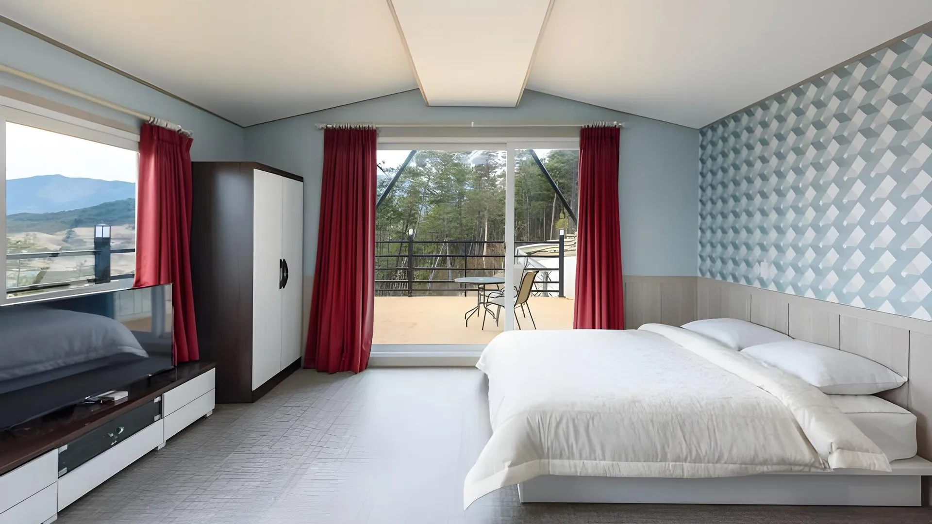 구례 지리산호수리조트 2성급 게스트하우스 전망