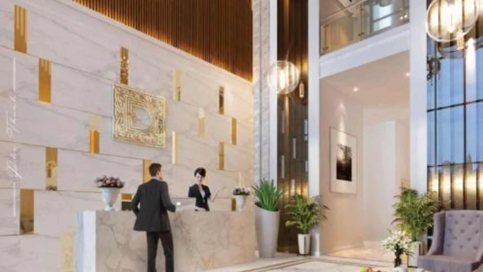 하노이 뮤즈 하노이 럭셔리 아파트먼트 - 디 엘도라도 4성급 호텔 로비