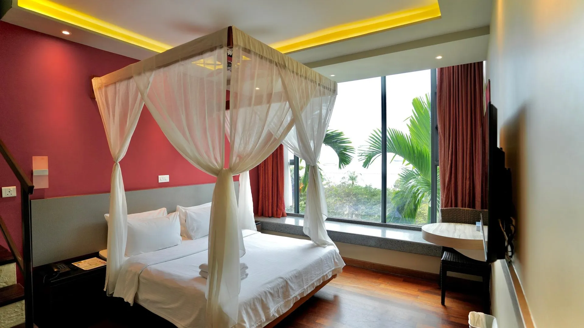 싱가포르 실로소 비치 리조트 센토사 4성급 호텔 전망