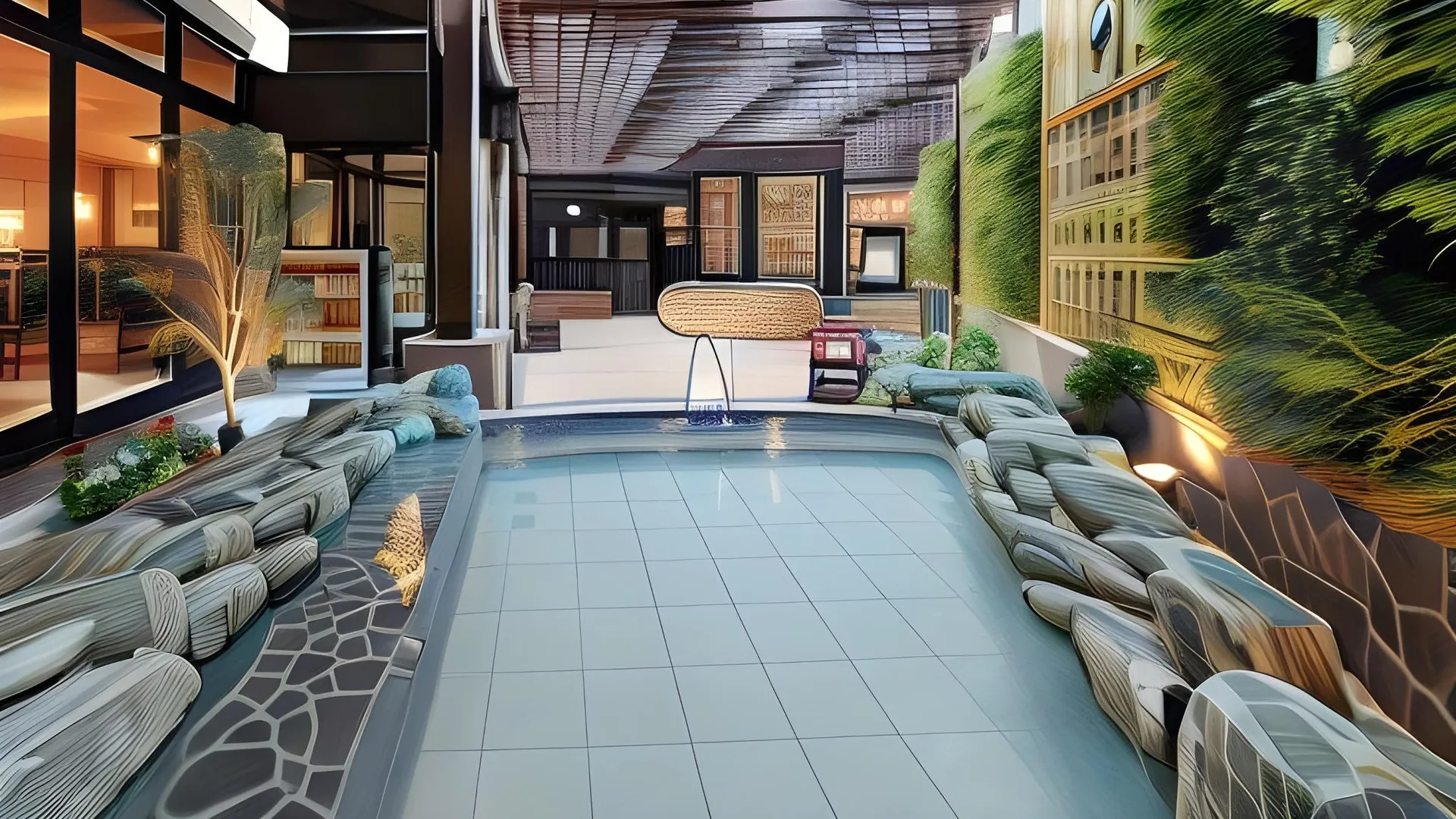 도쿄 / 동경 아우어즈 인 한큐 3성급 호텔 수영장